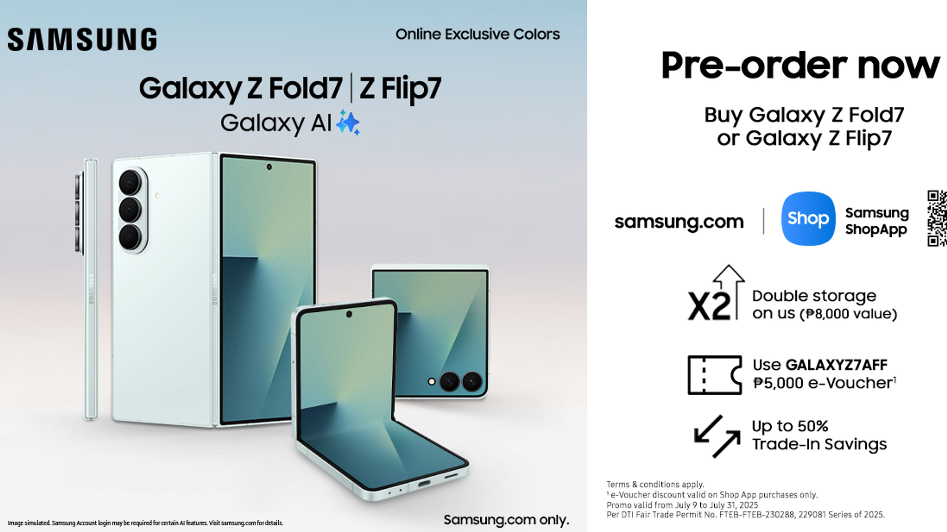 Banner image of Samsung ZFlip and Z  Fold
