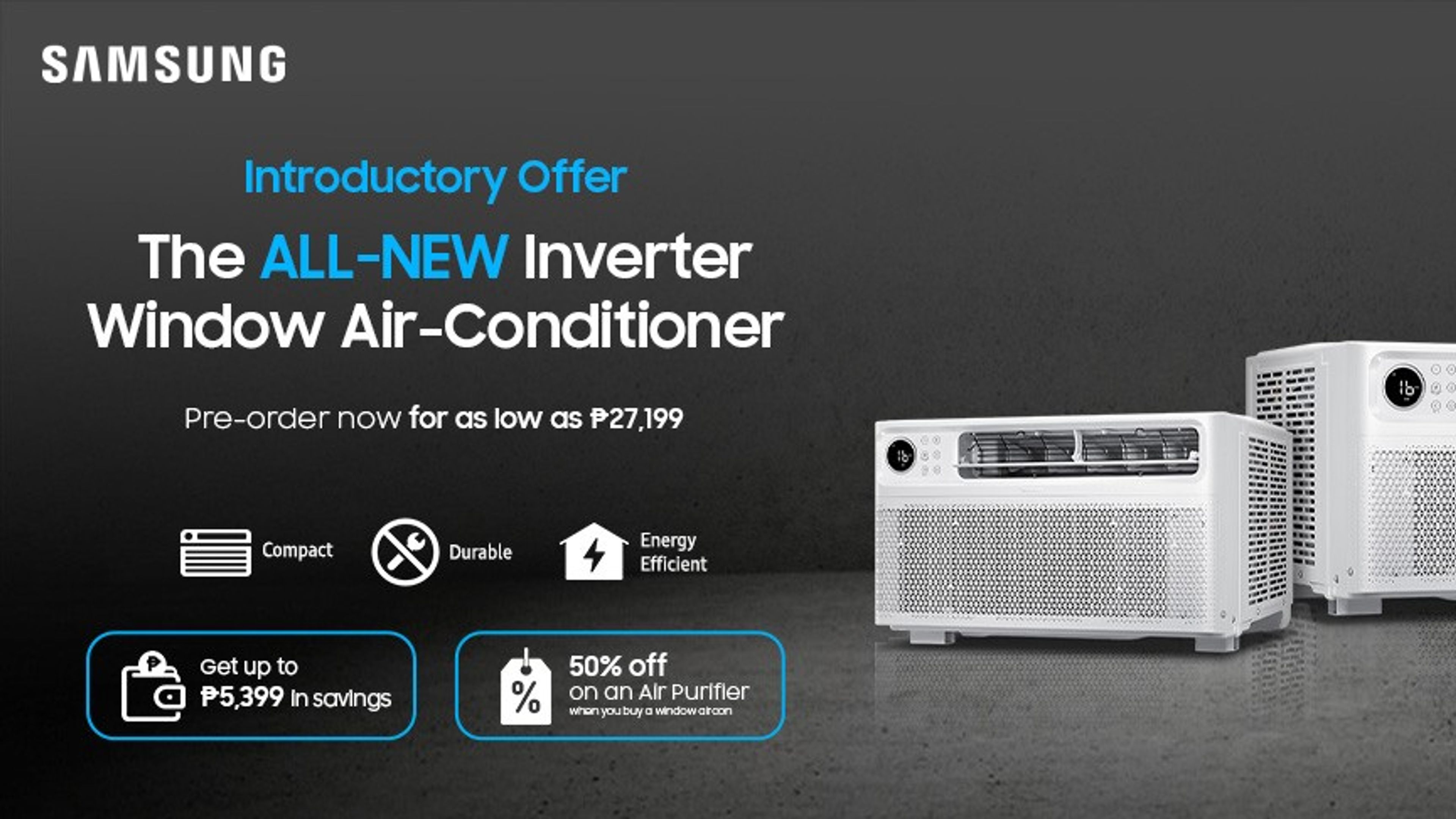 Samsung Air Conditioner Banner