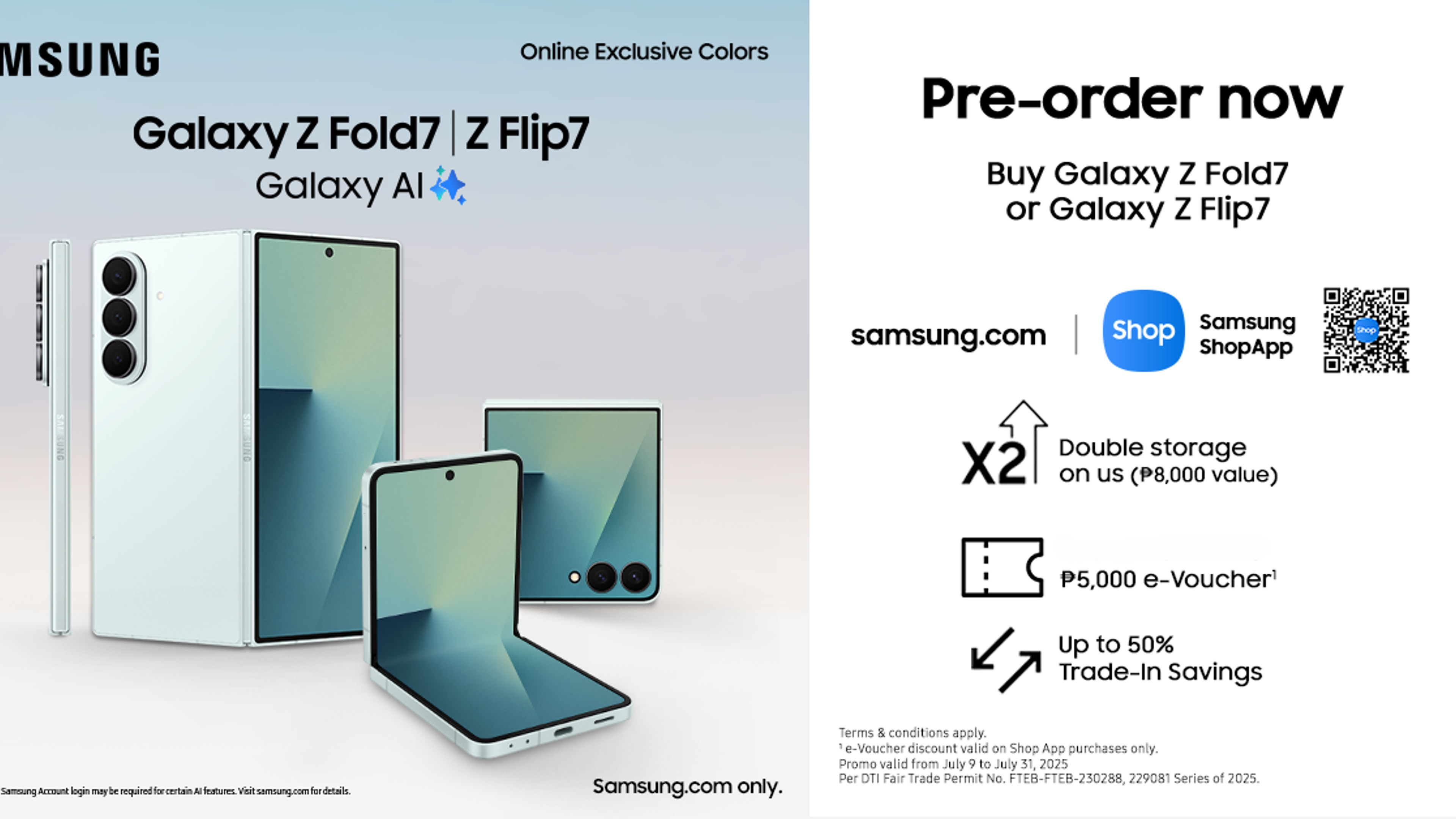 A banner image of Samsung Z Fold.