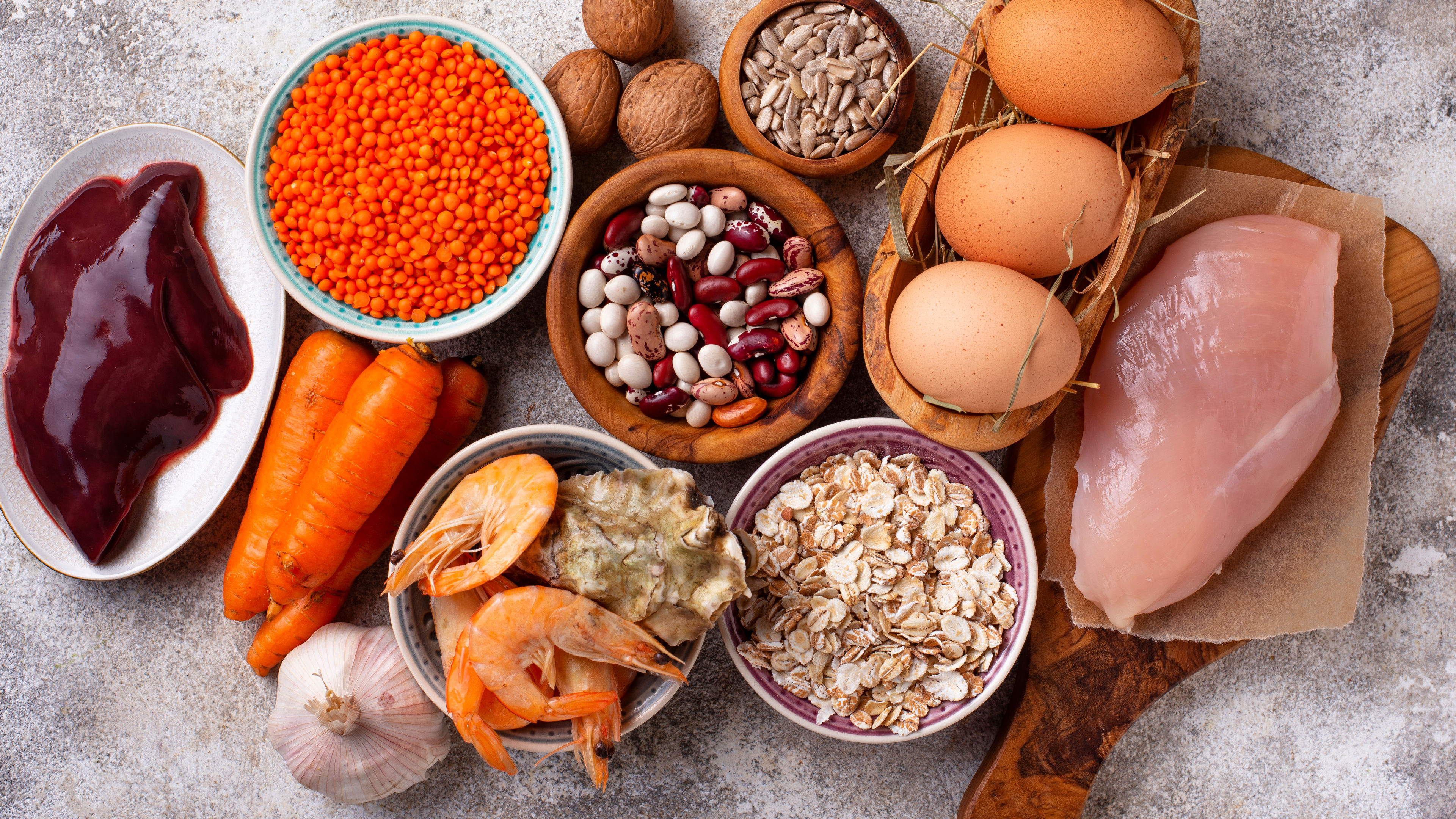 Healthy product sources of zinc