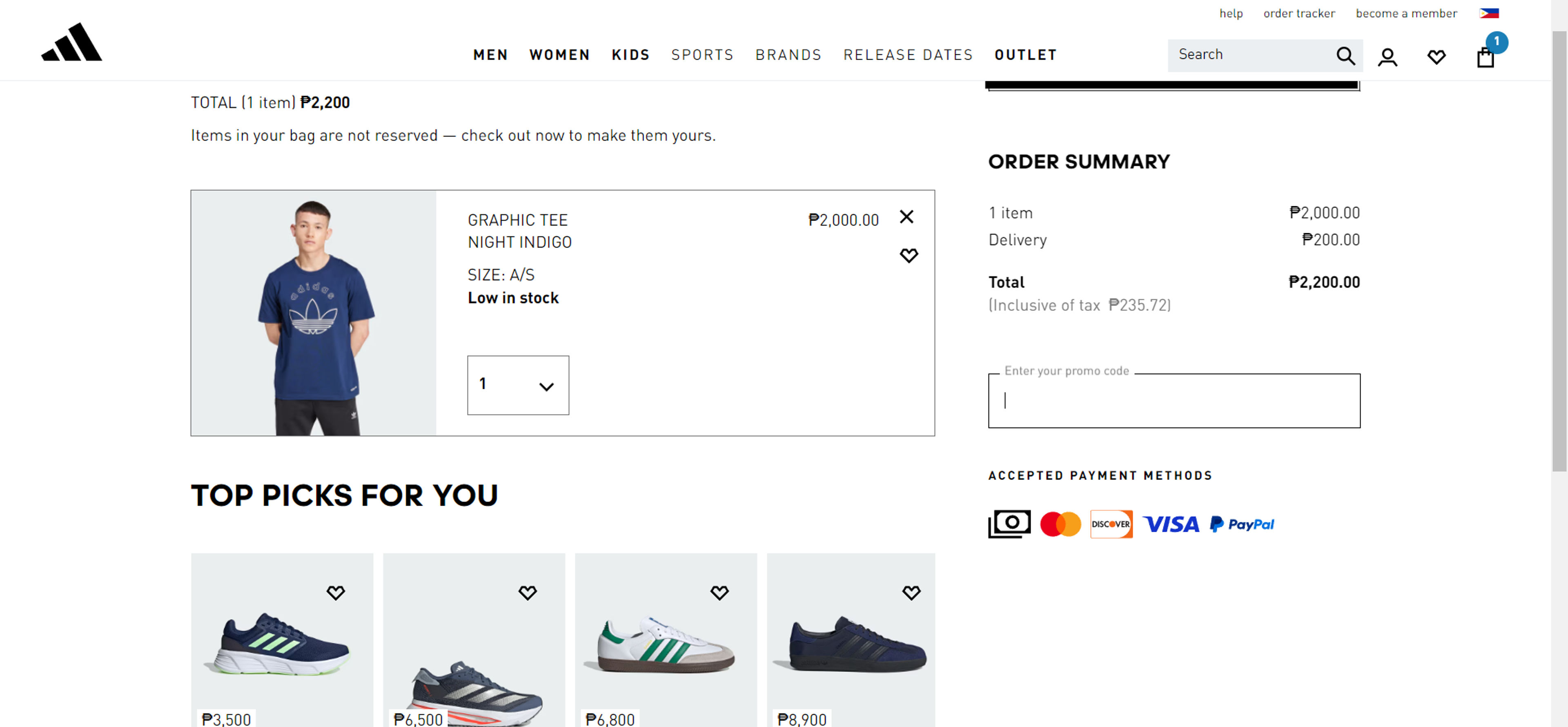 How to use coupon for Adidas