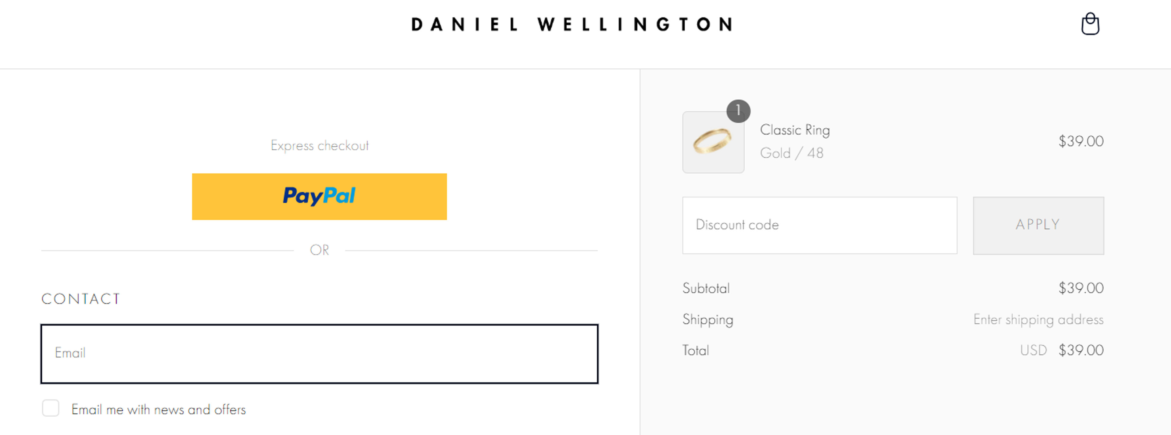 How to use coupon for Daniel Wellington