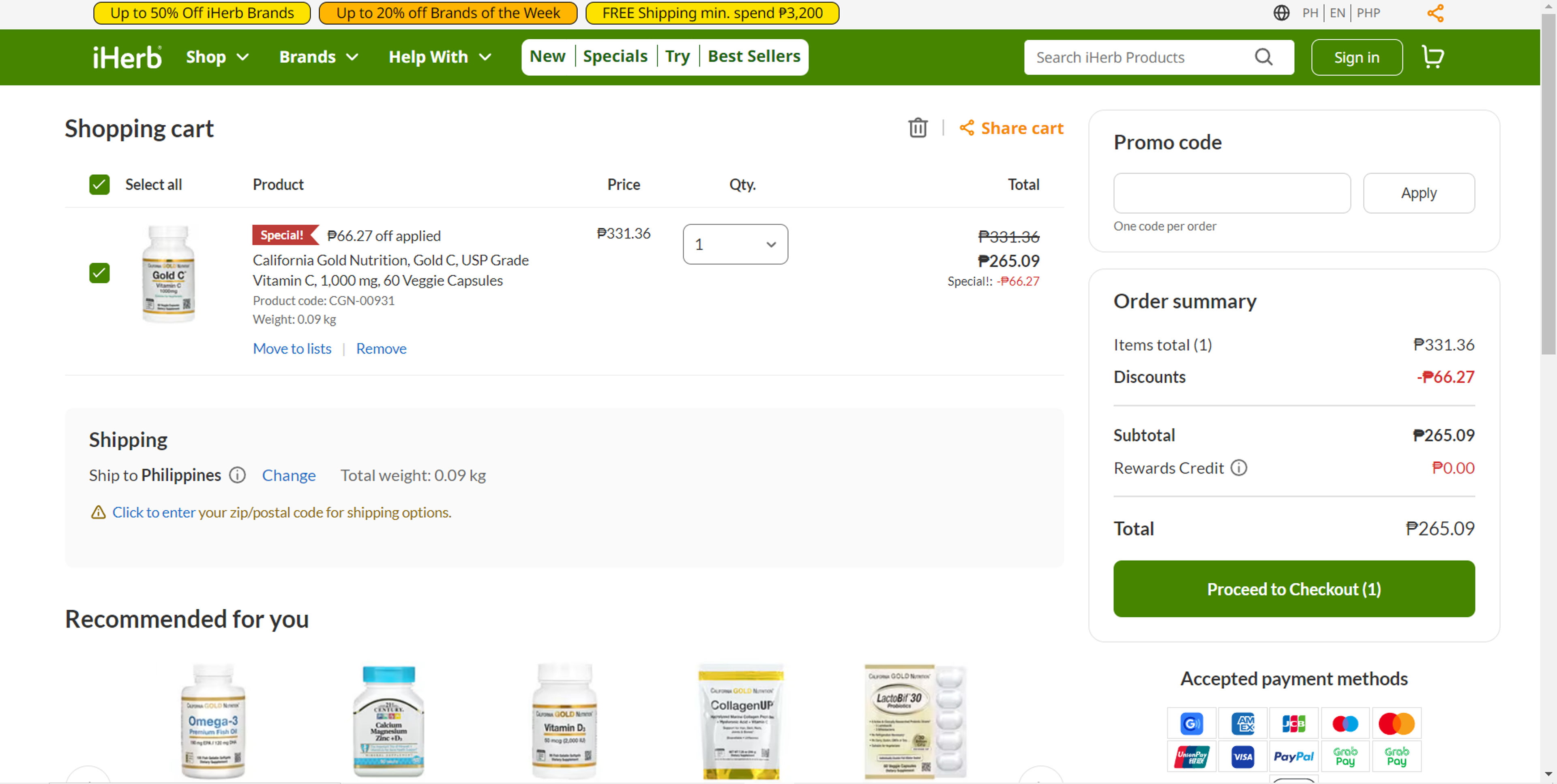 How to use coupon for iHerb