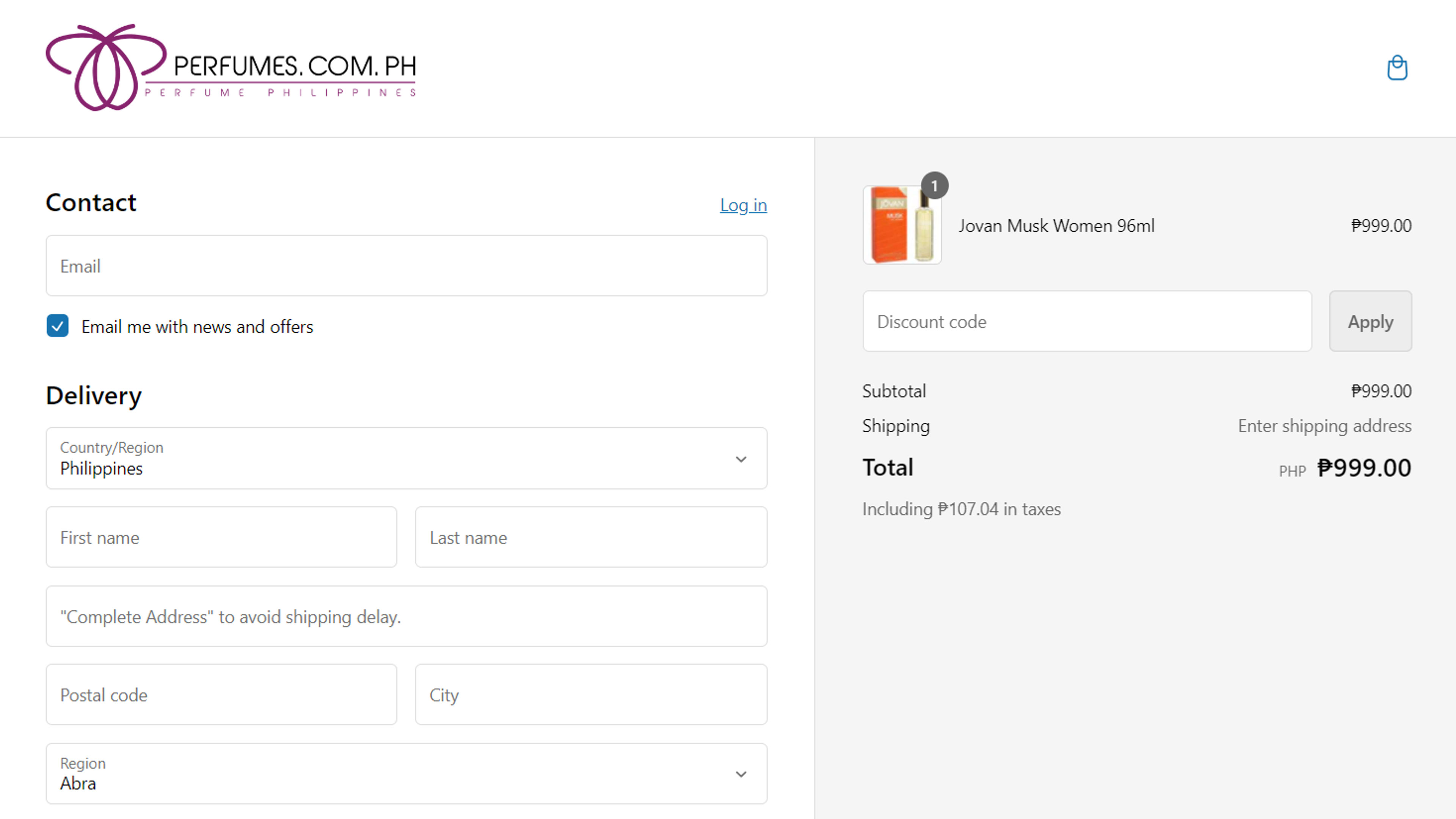 How to use coupon for Perfumes.com.Ph