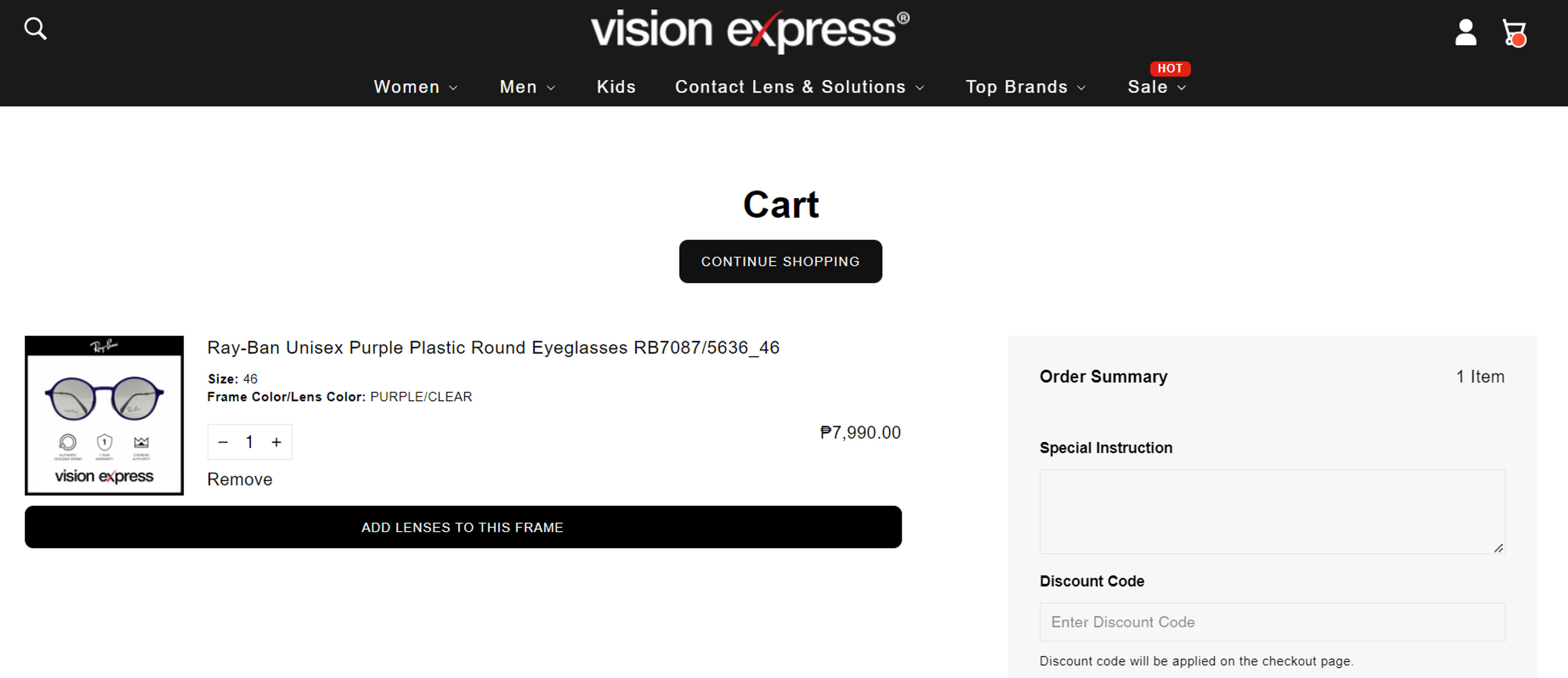 How to use coupon for Vision Xpress