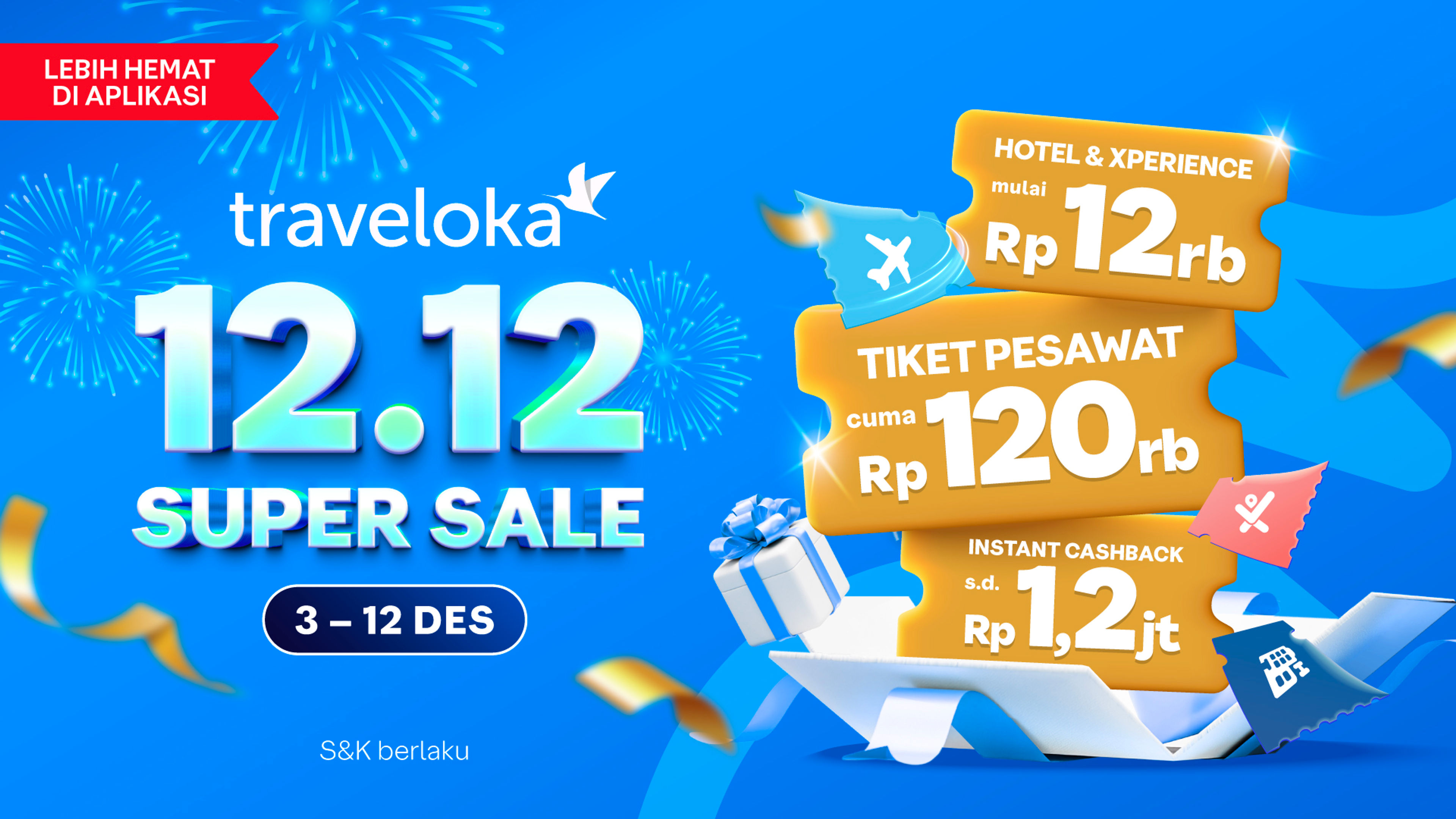 12.12 Sale Banner - Traveloka ID