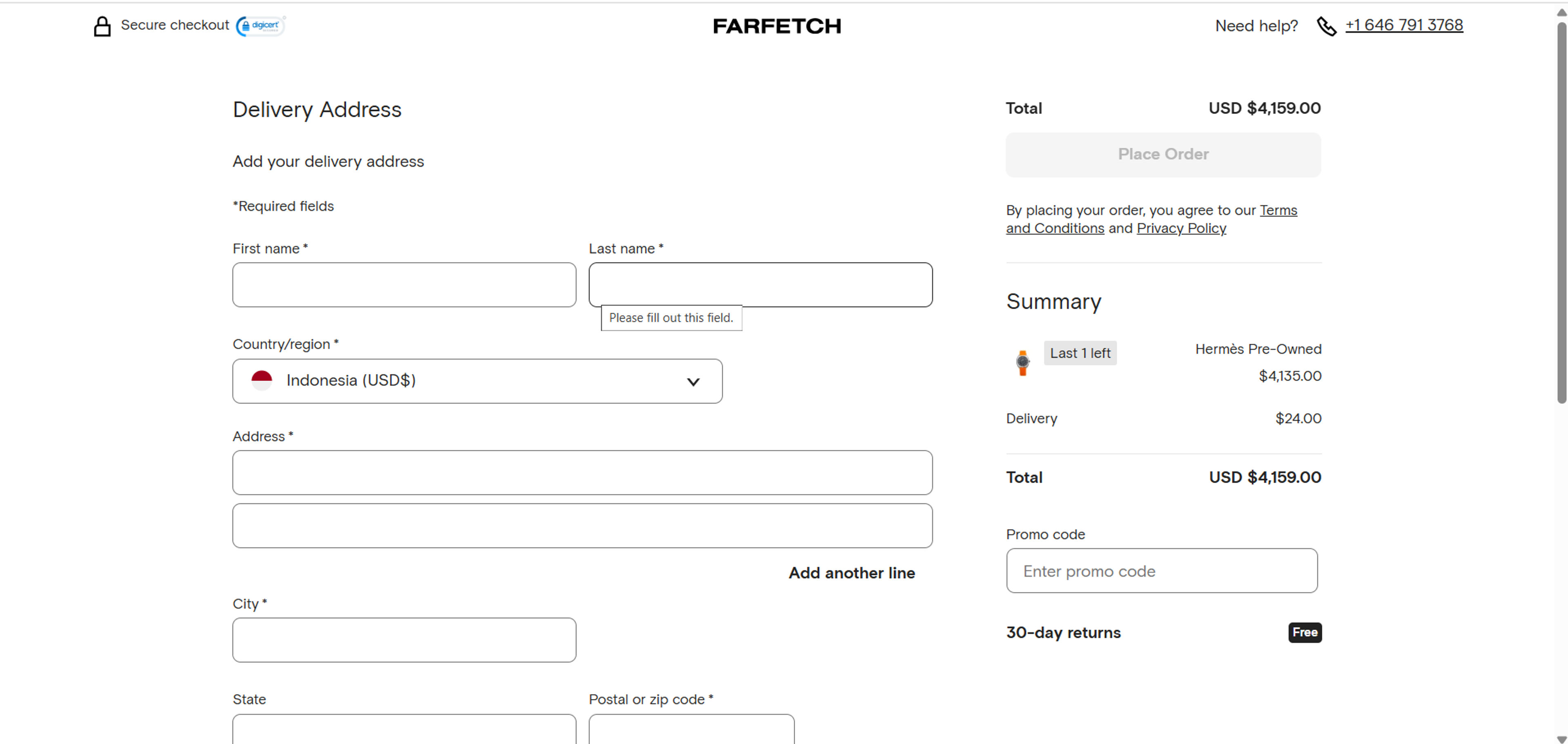How to use coupon for Farfetch
