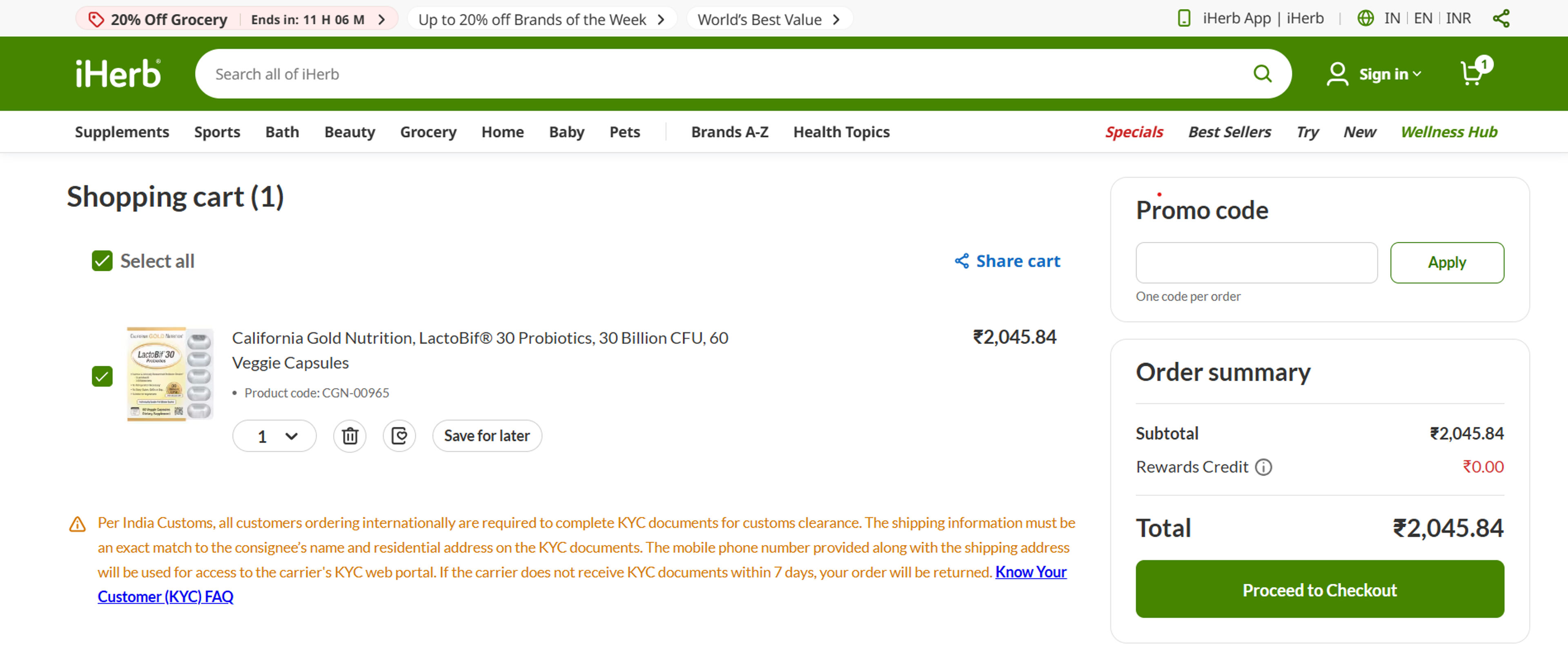 How to use Coupon for iHerb