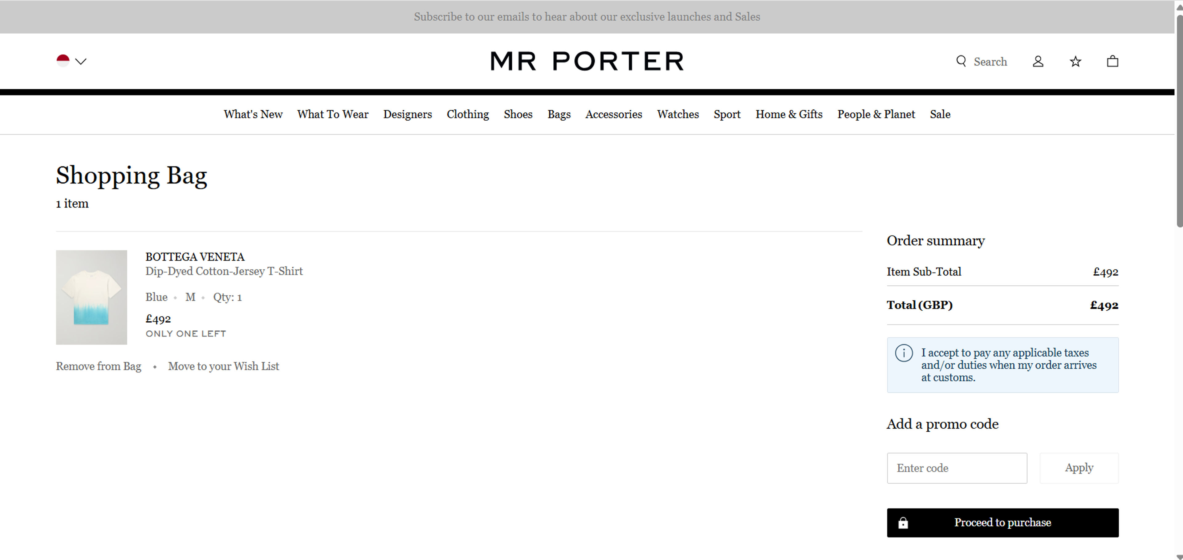 How to use coupon for Mr Porter