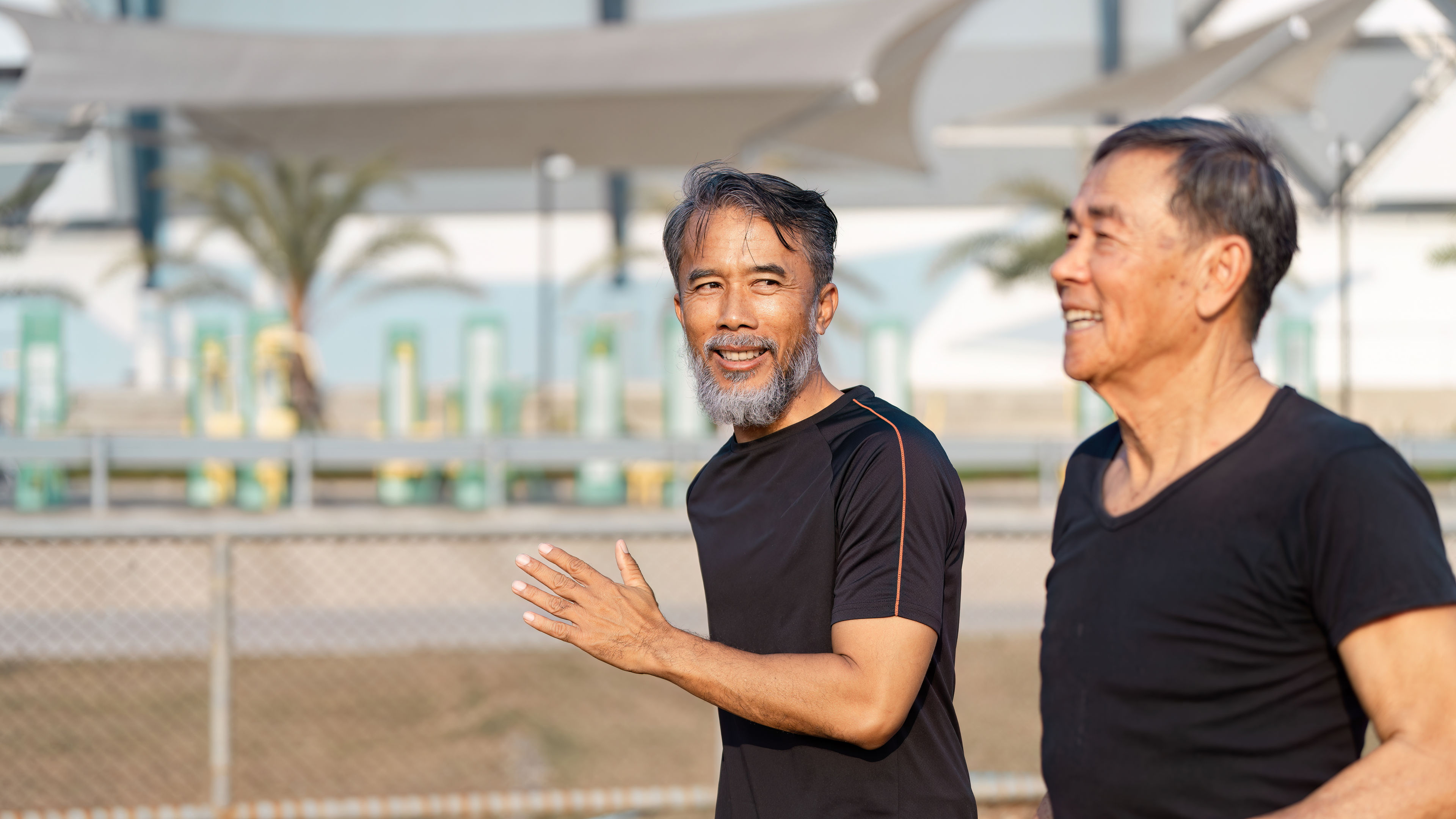 Men jogging 
