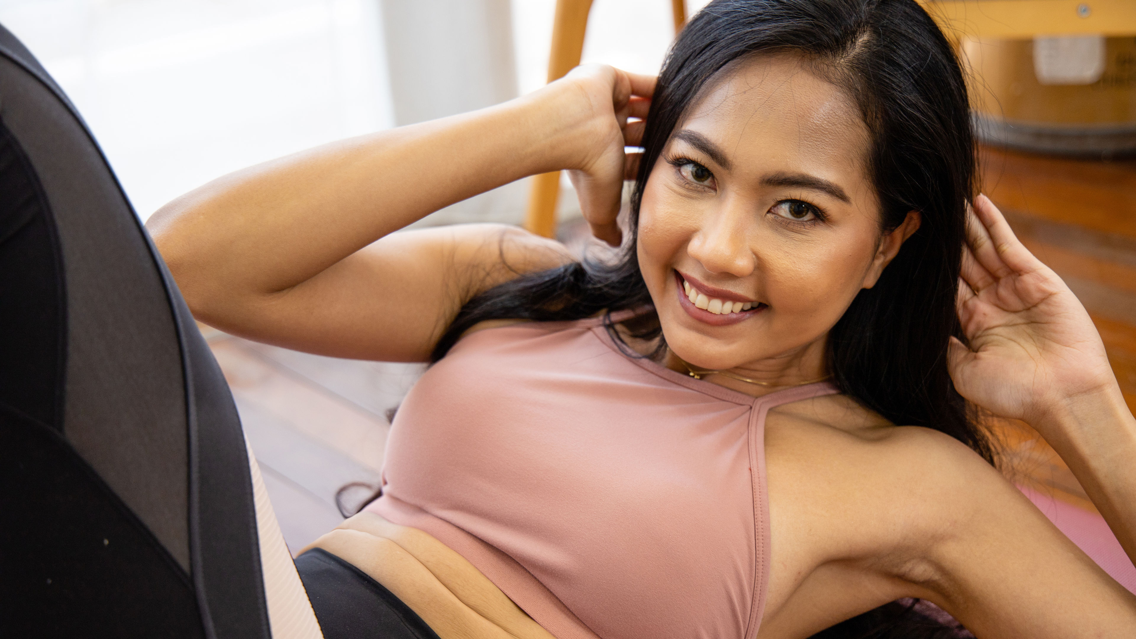 Woman doing workout 