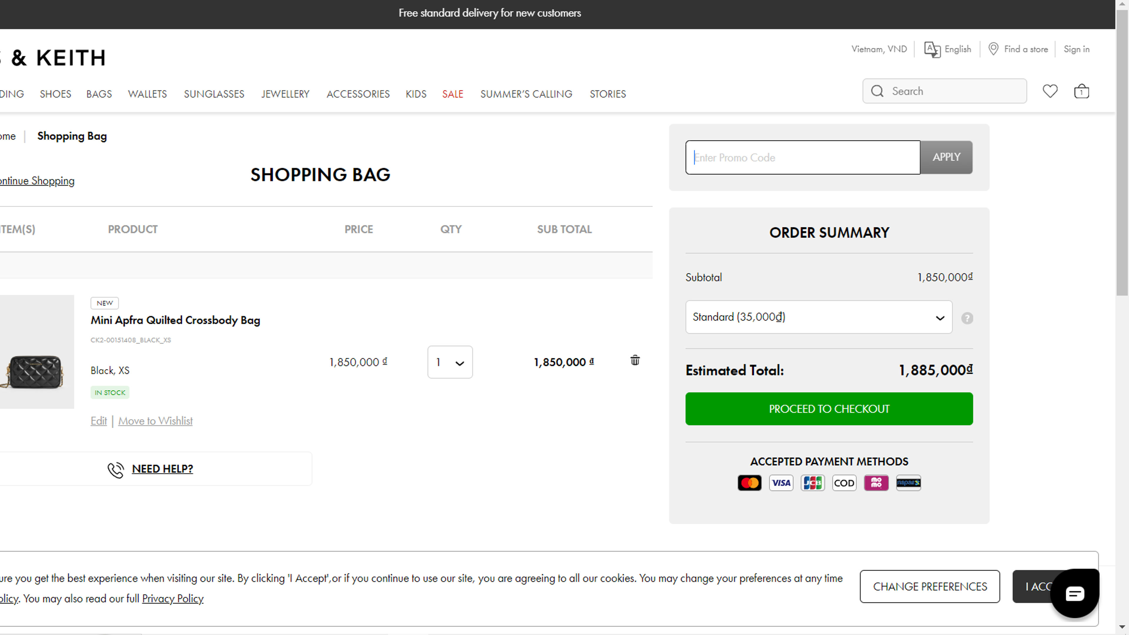 How to use coupon for Charles & Keith