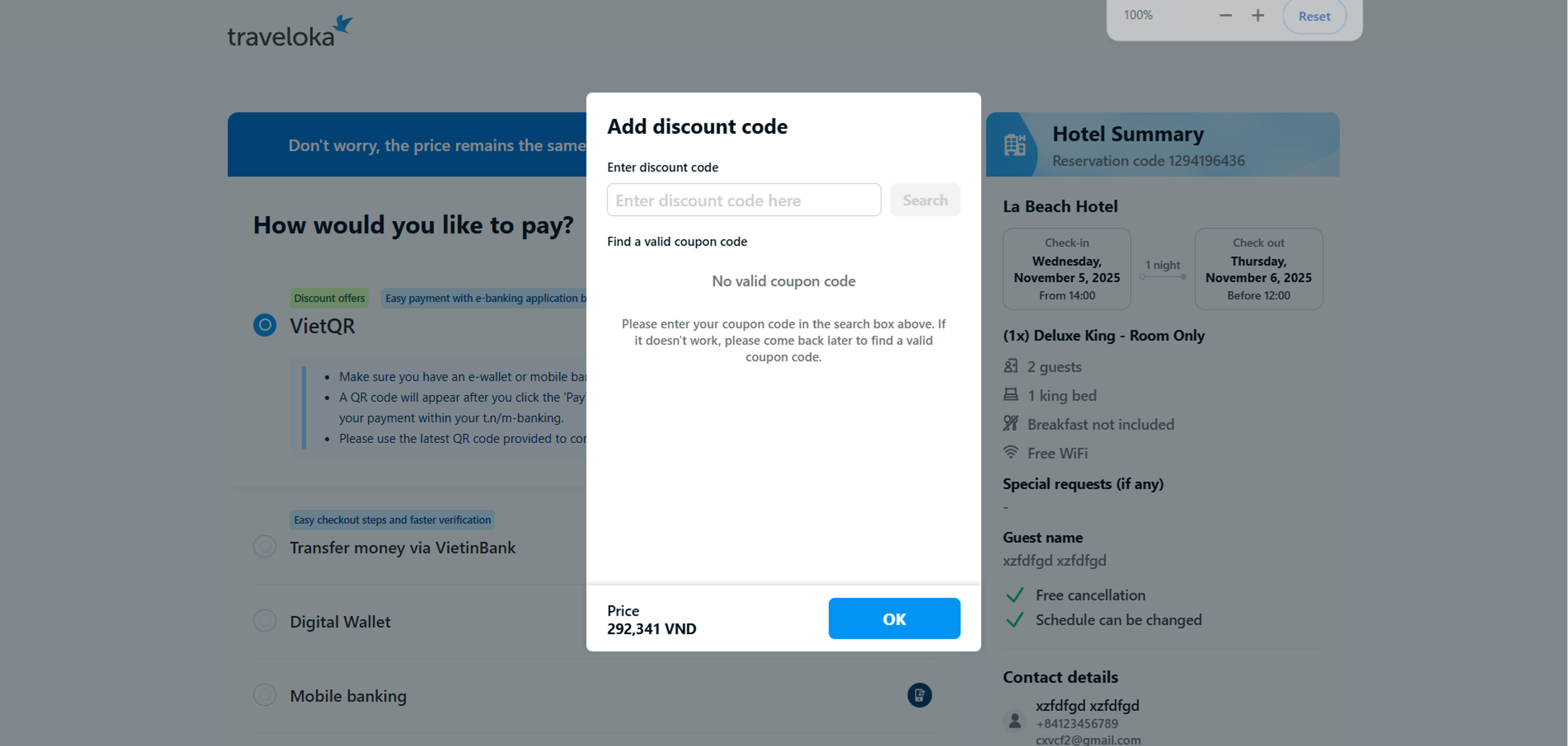 How to use coupon for  Traveloka