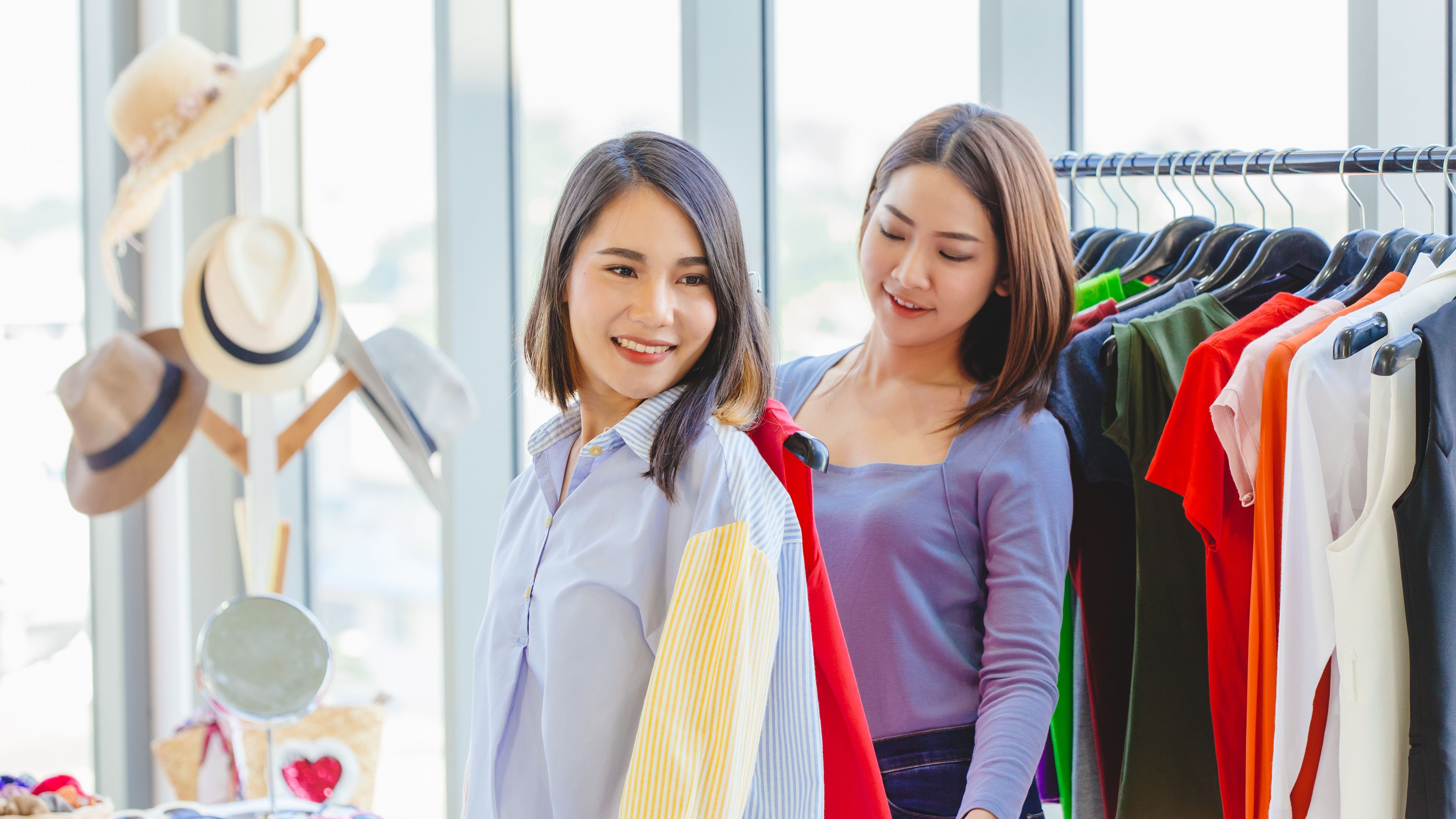 Happy Women shopping