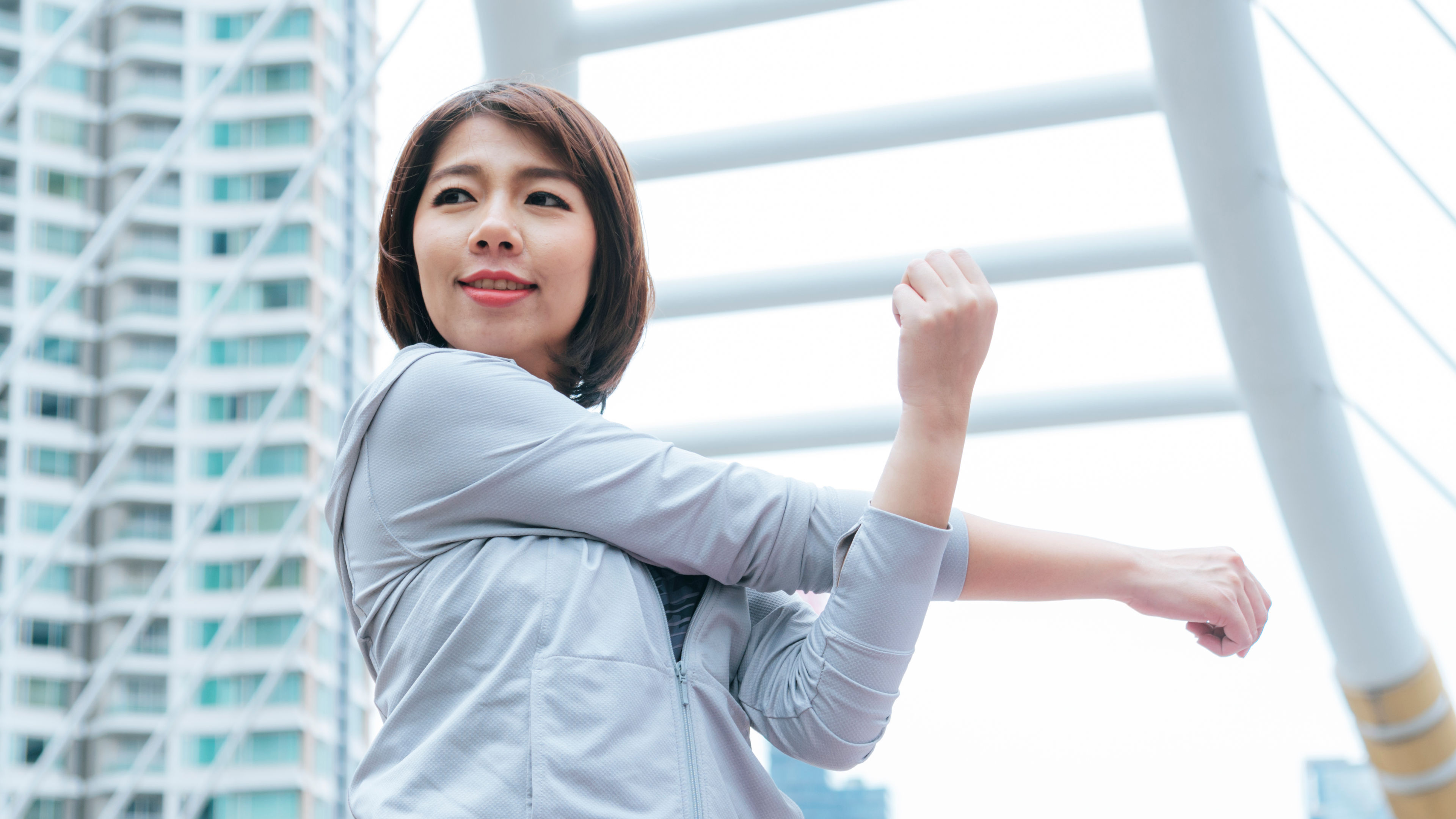 Woman doing exercise