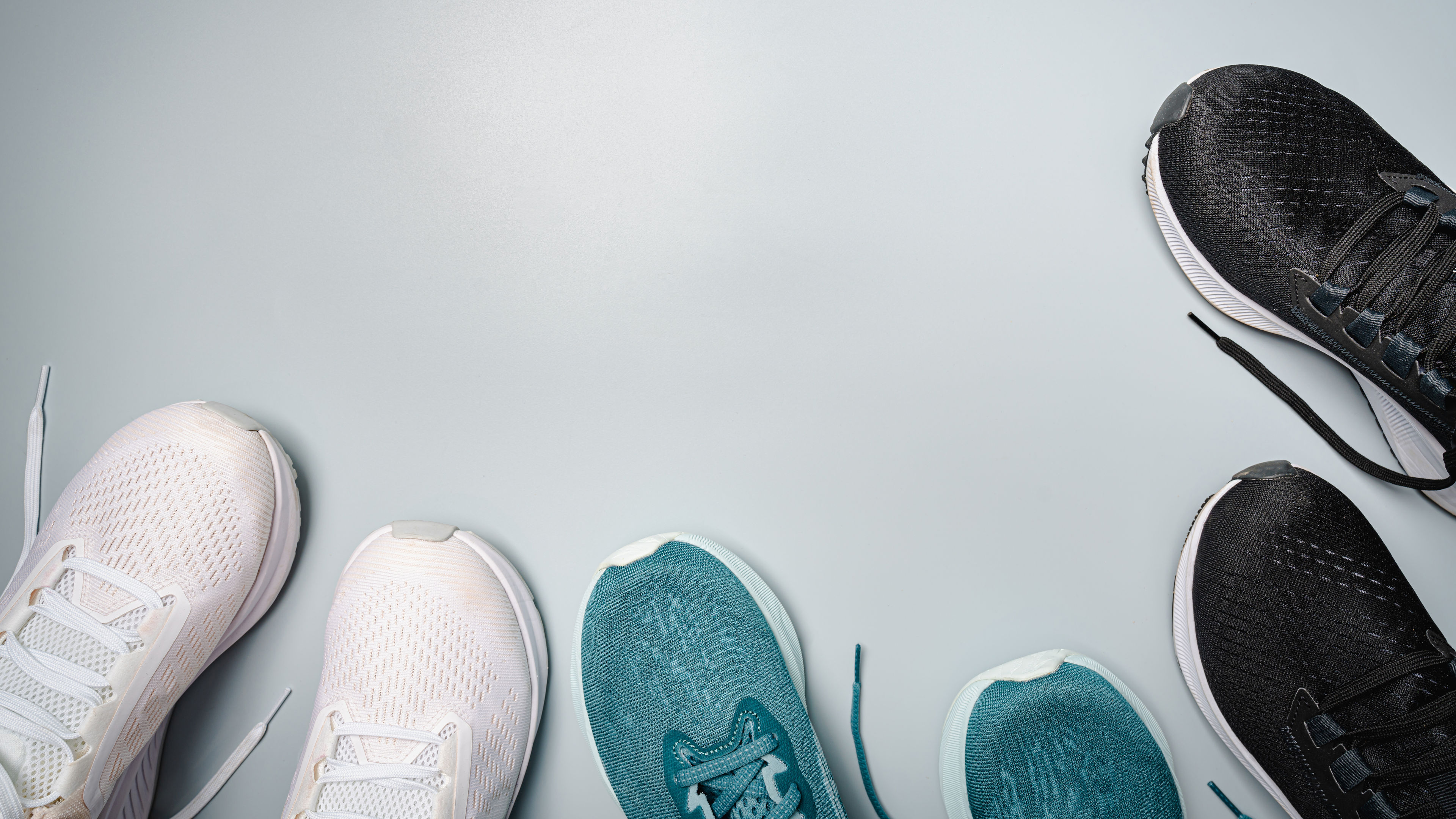 Workout flat-lay with Sneakers