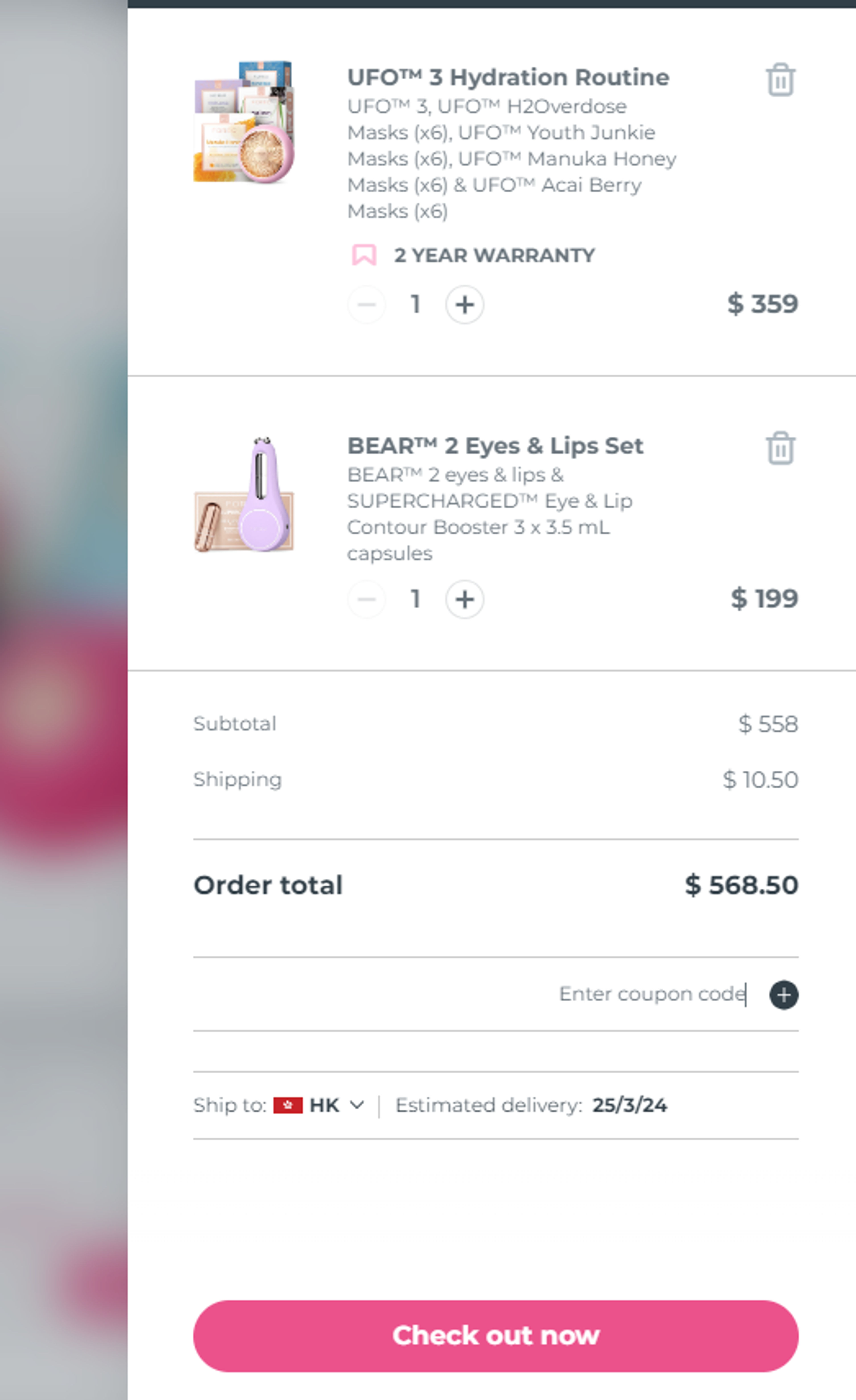 How to use coupon for Foreo