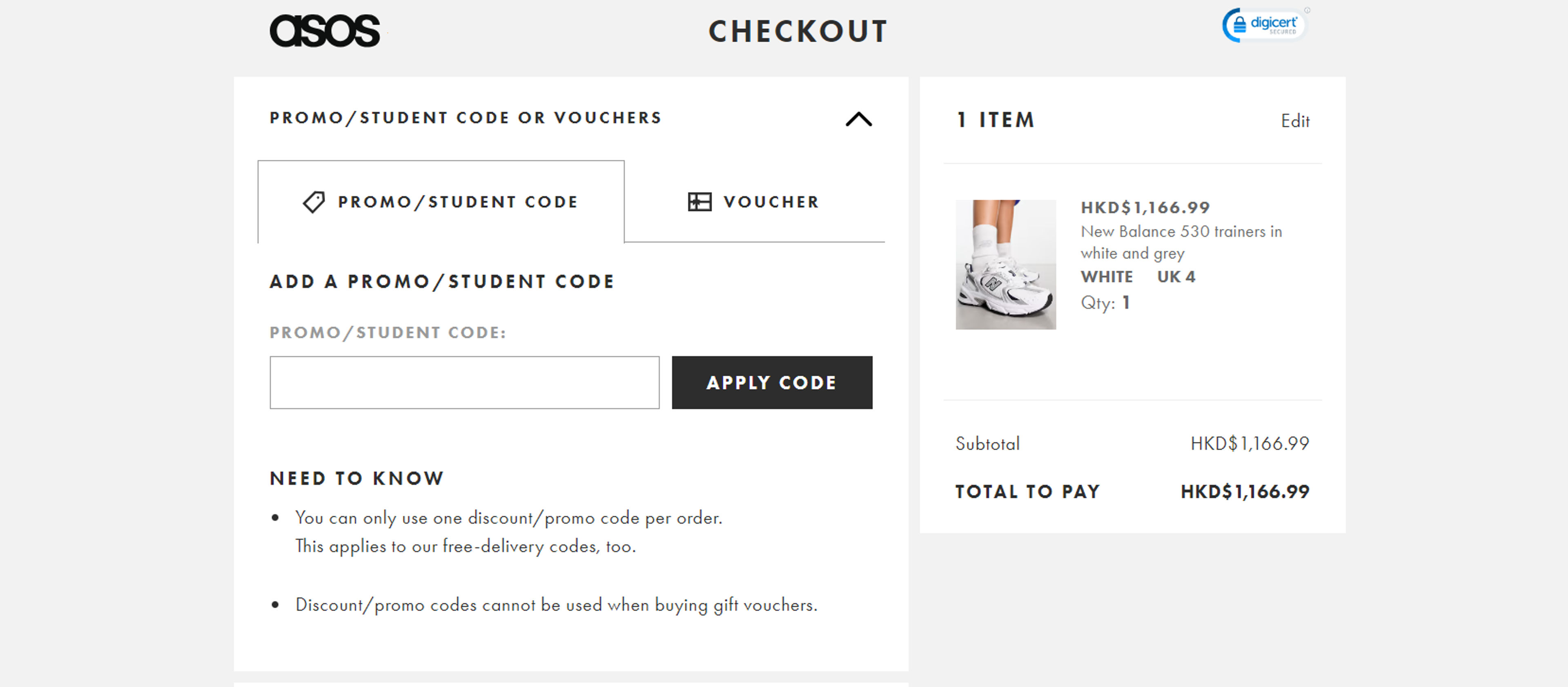 How to use coupon for ASOS