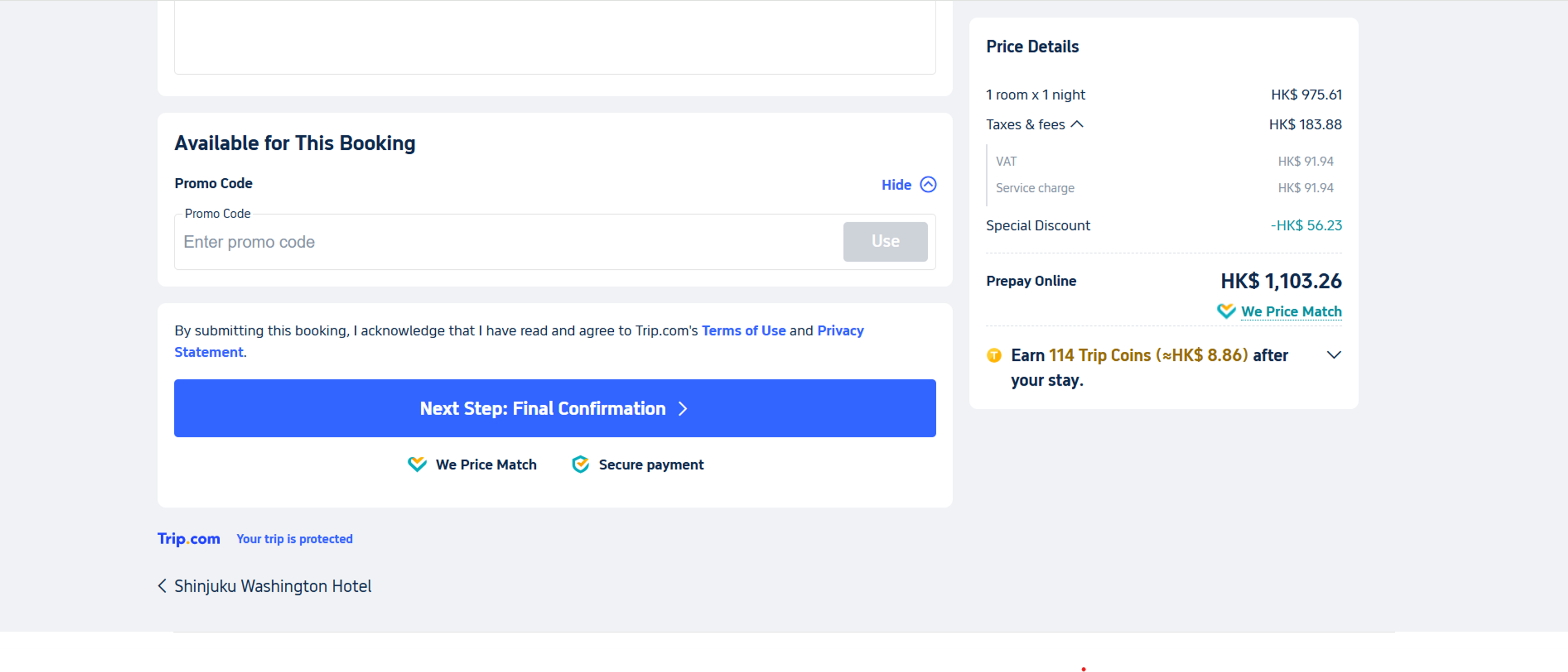 How to use coupon for Trip.com