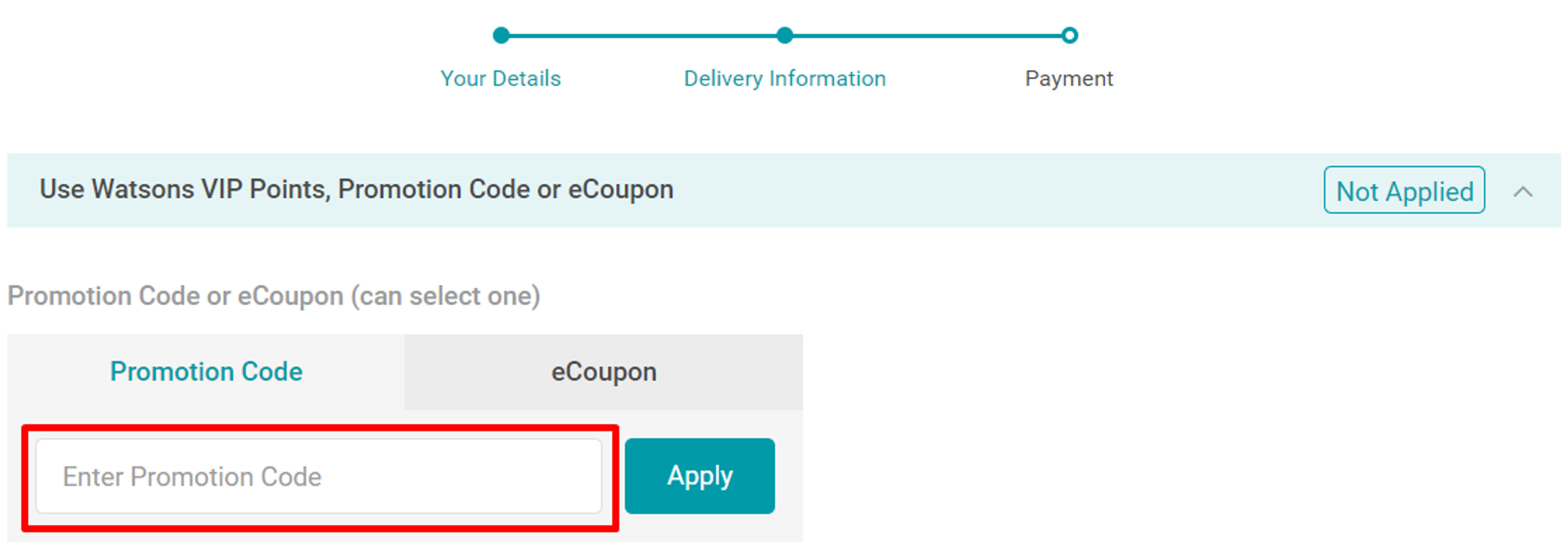 How to use Coupon for Watsons