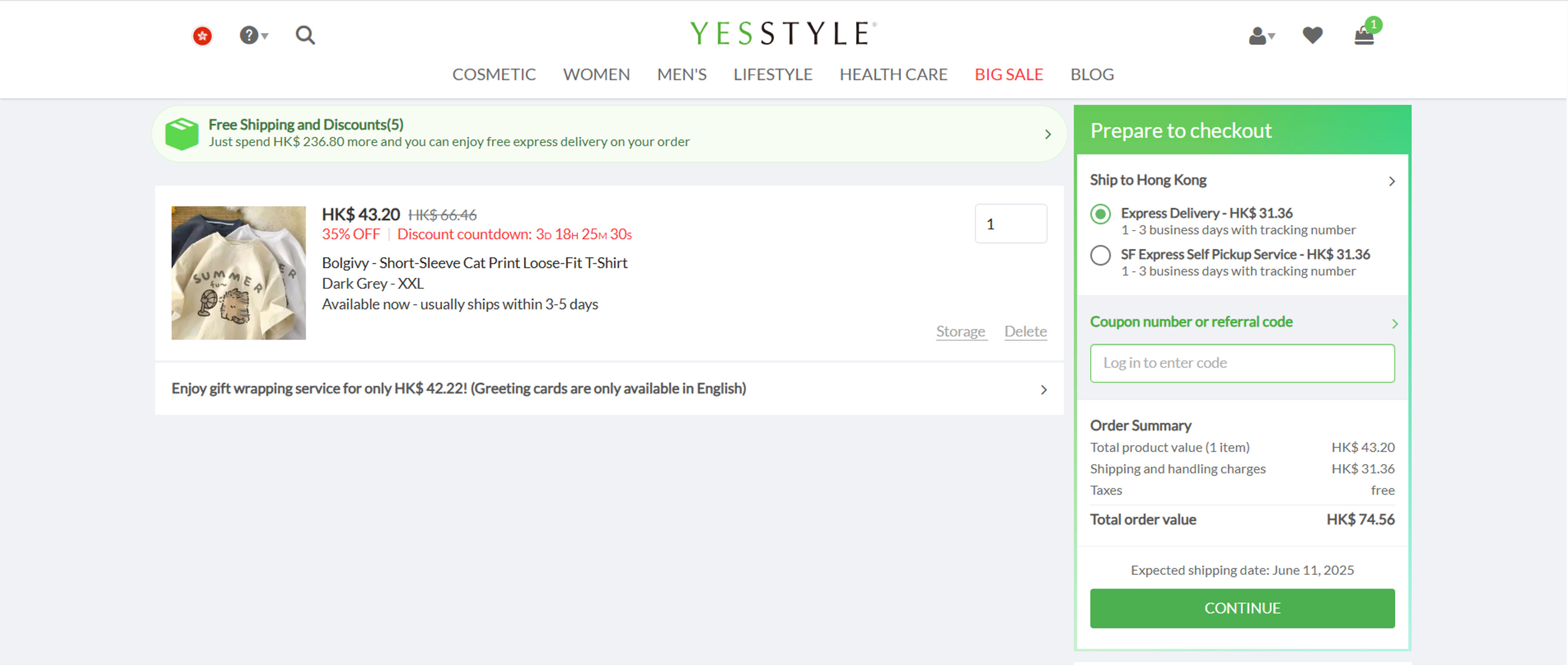 How to use Coupon for YesStyle