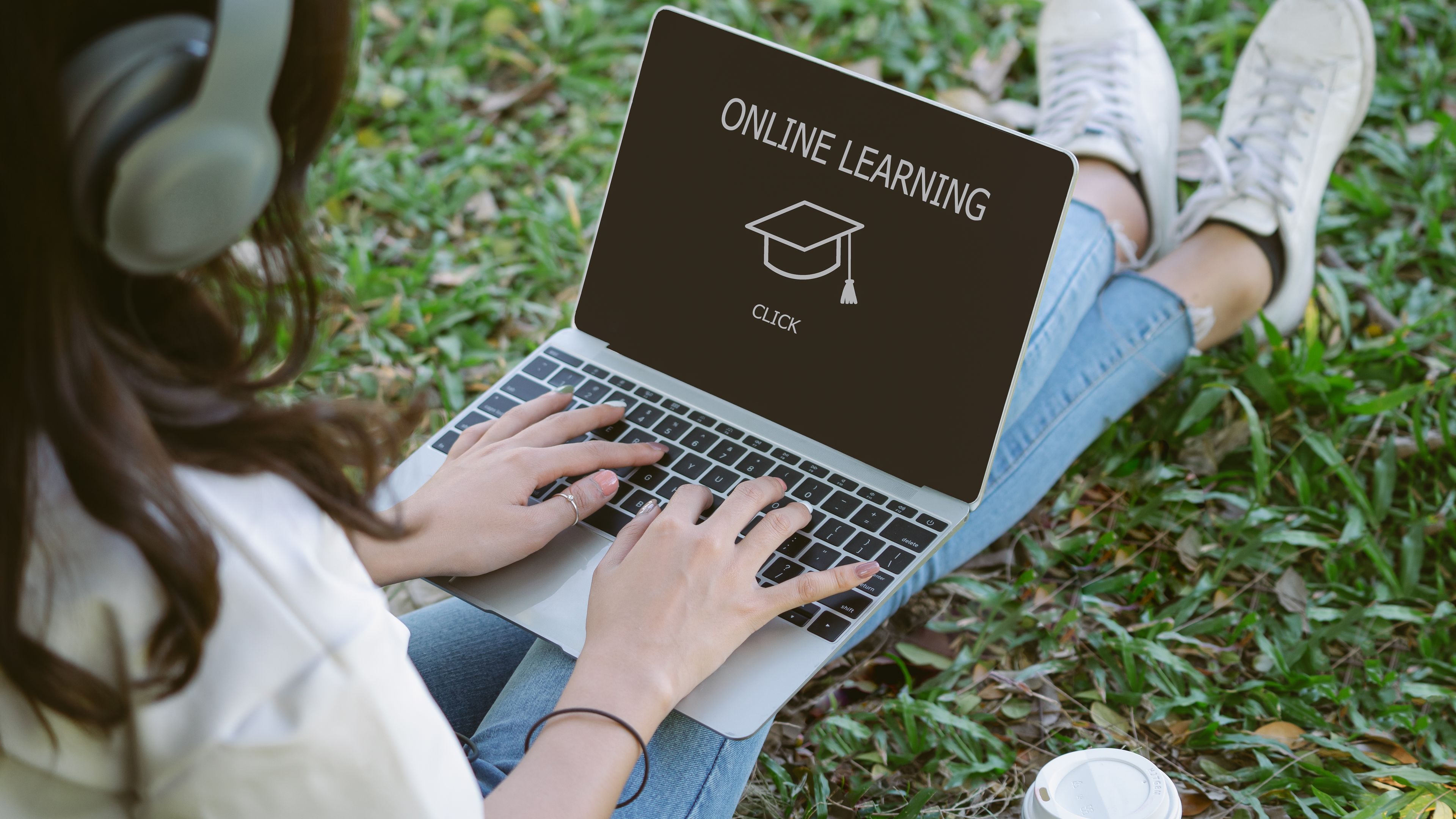 Young woman using laptop computer 

 