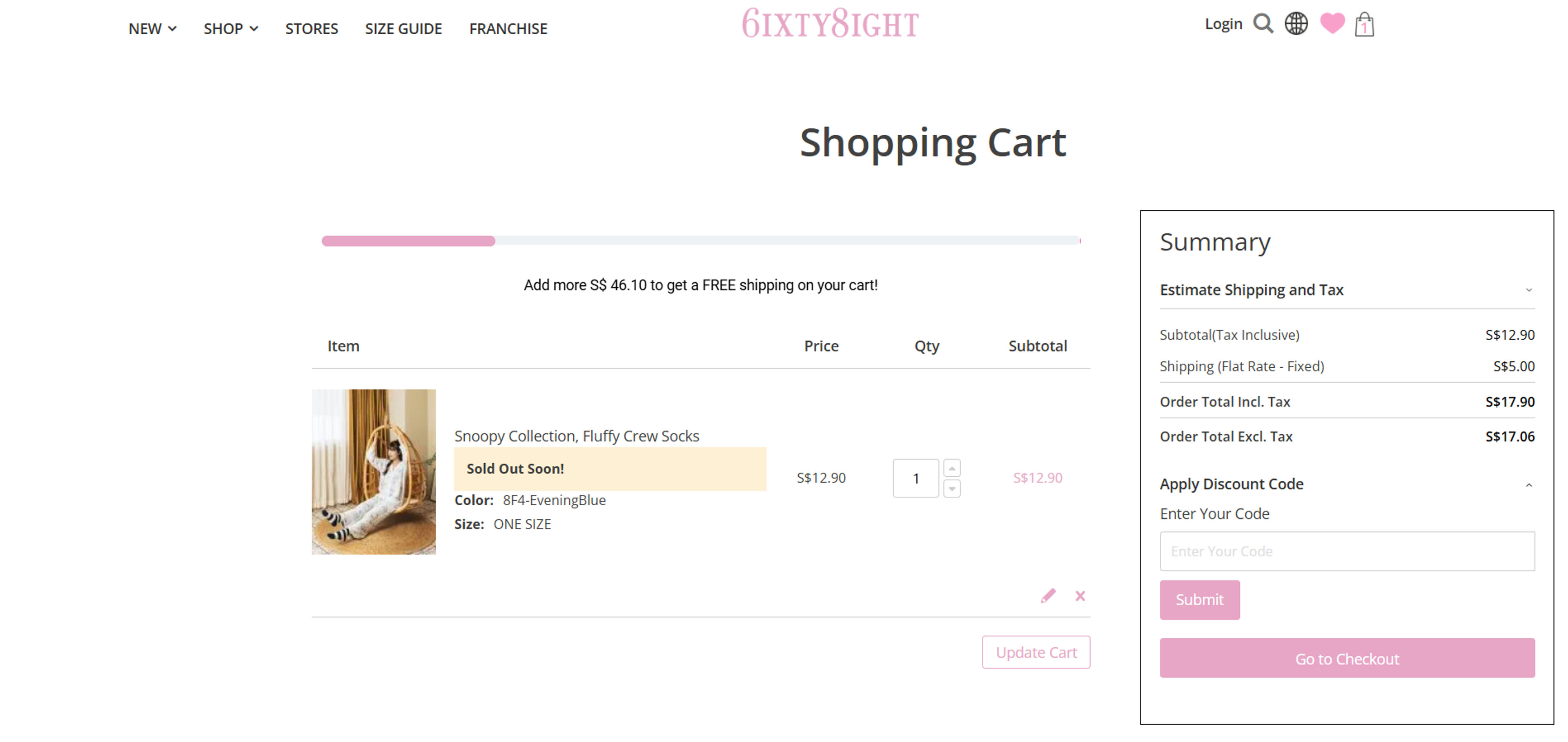 How to use coupon for 6IXTY8IGHT