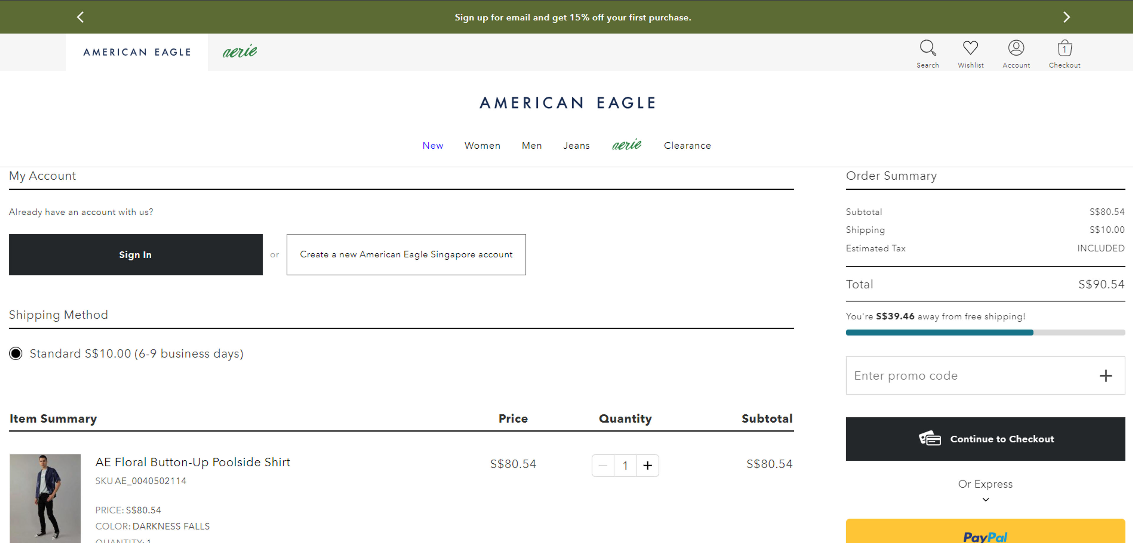  How to use coupon for American Eagle 