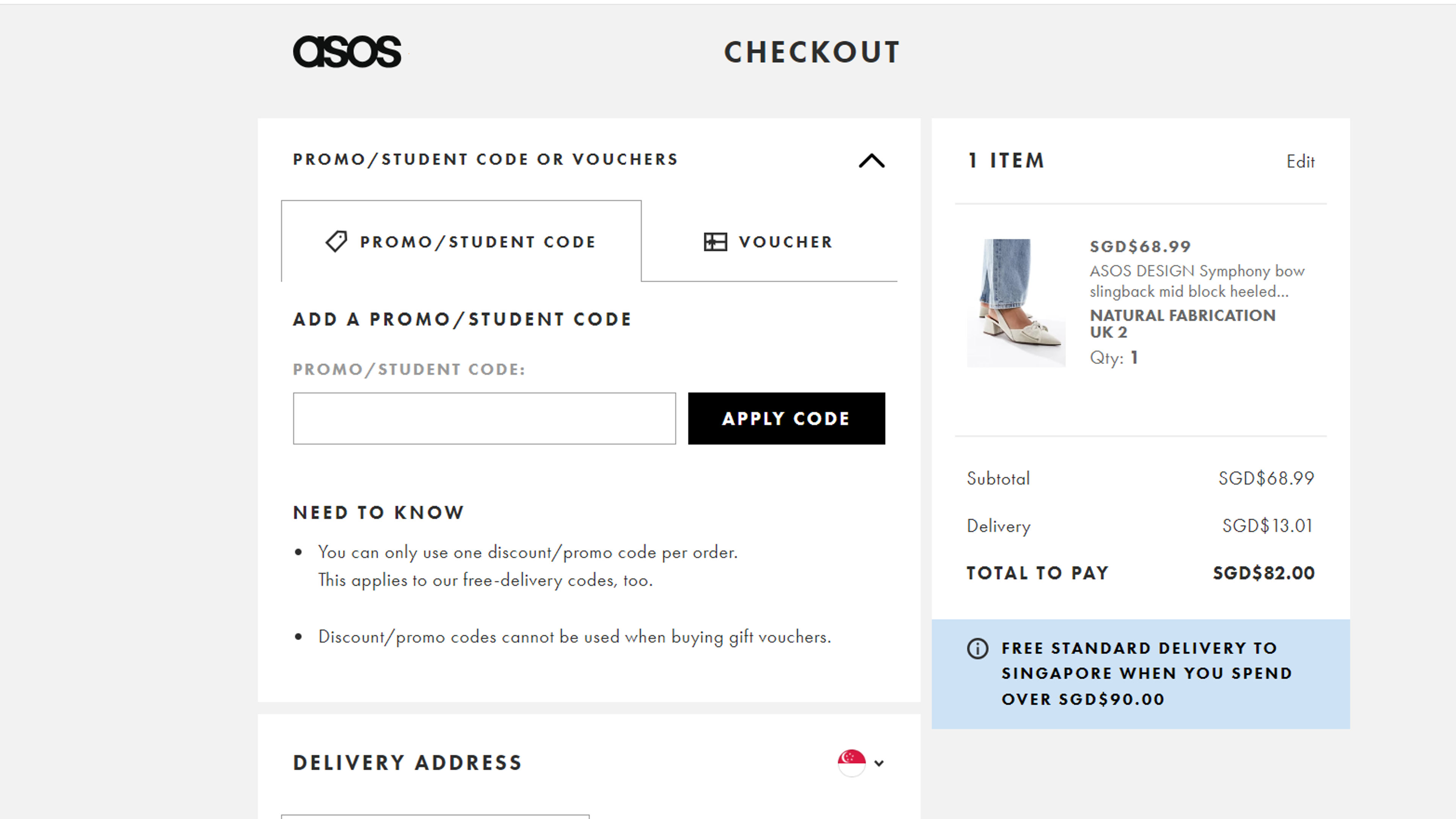 How to use coupon for ASOS