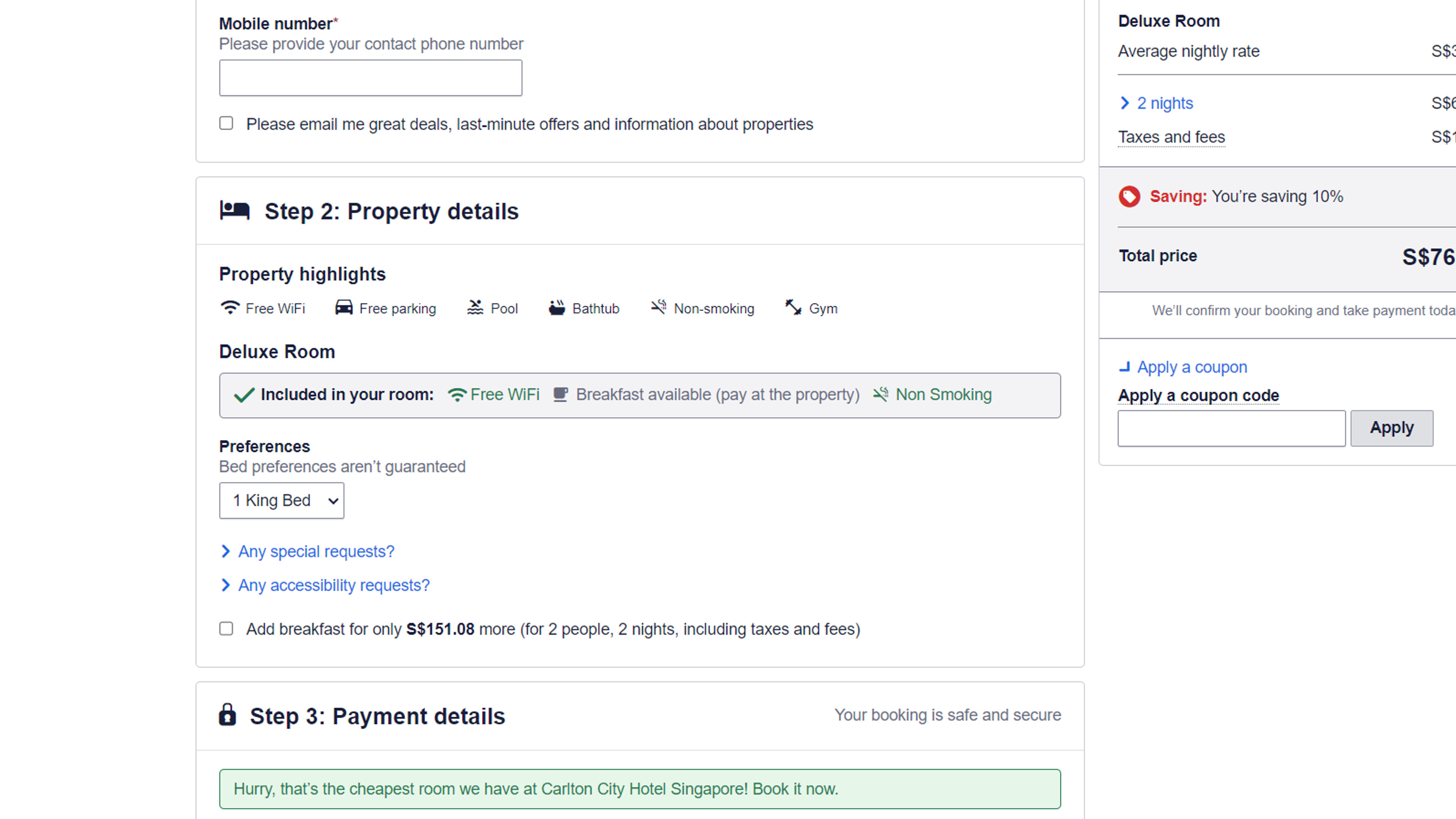 How to use coupon for Hotels.com