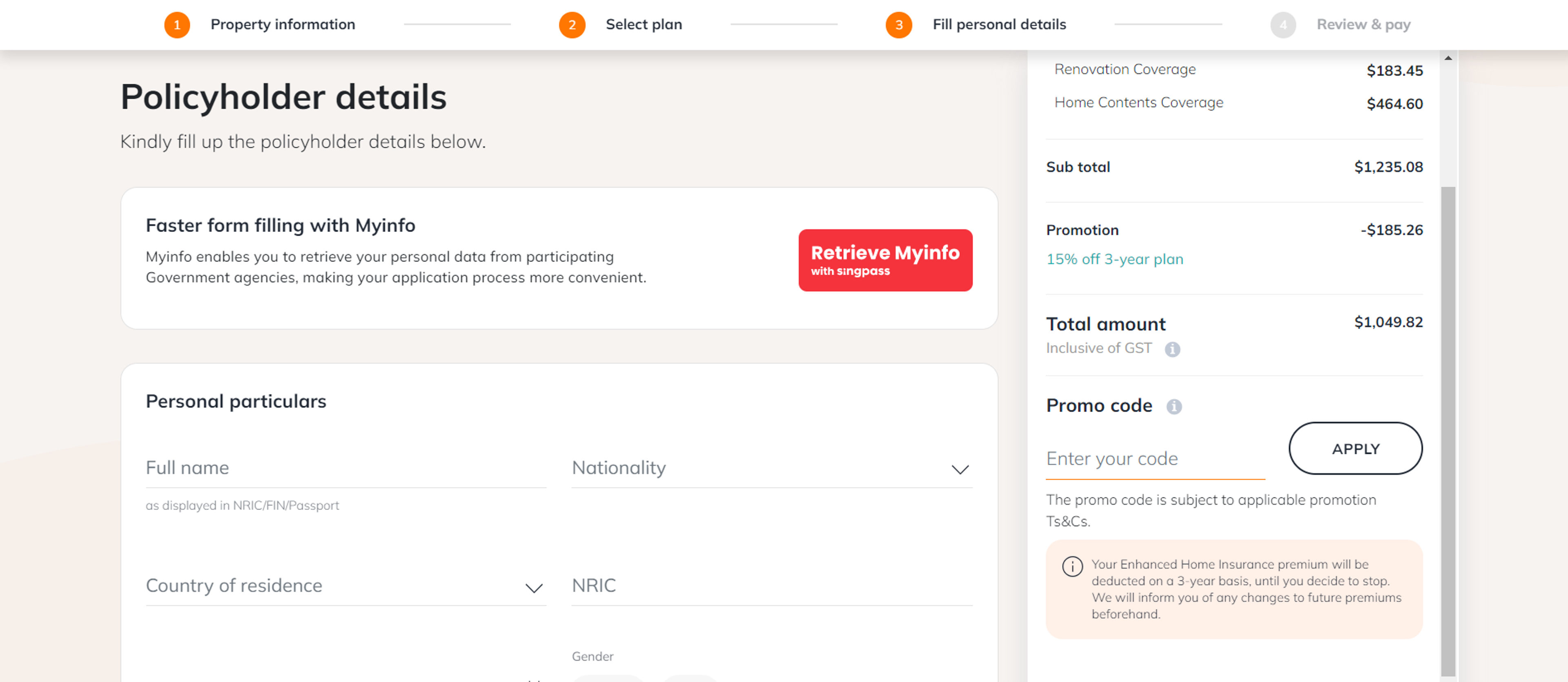 How to use coupon for Income