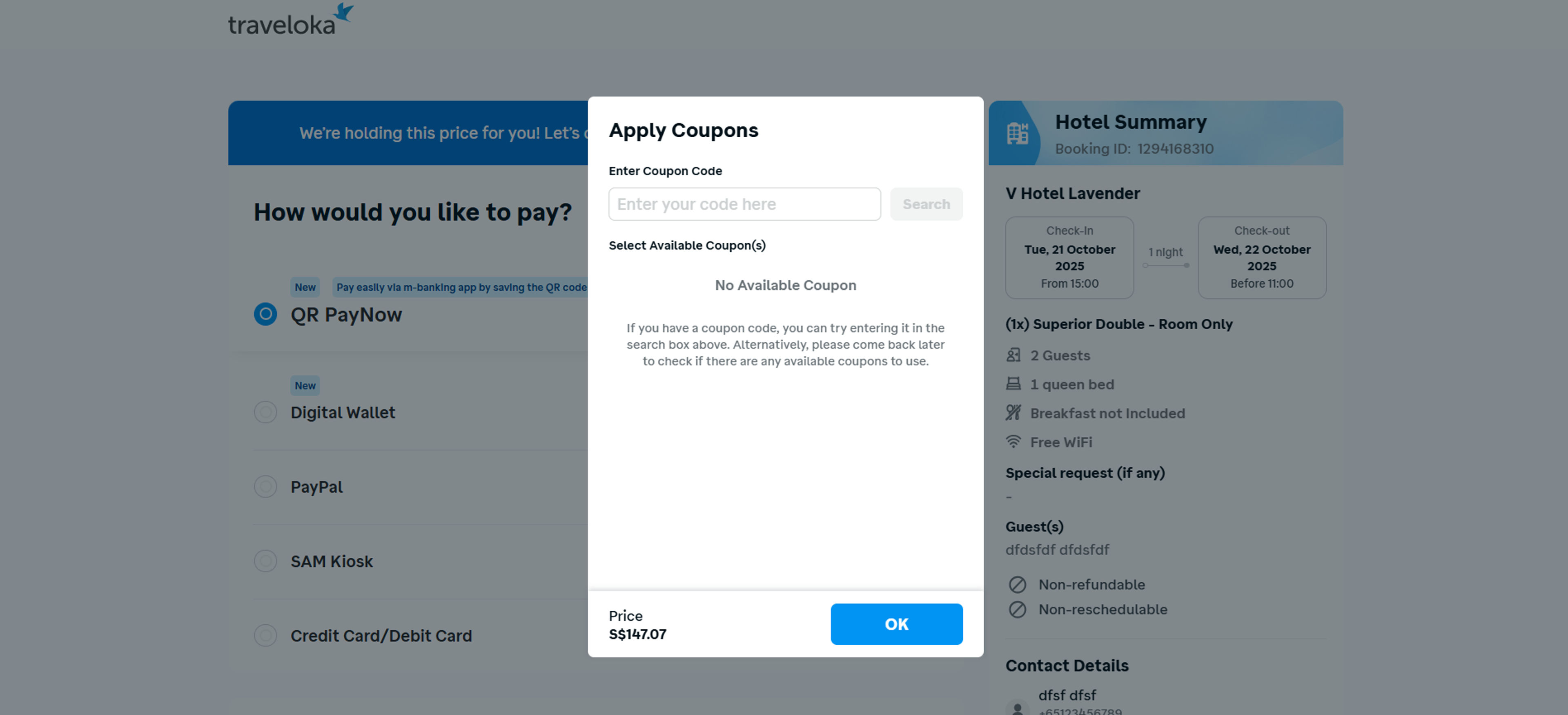 How to use coupon for  Traveloka
