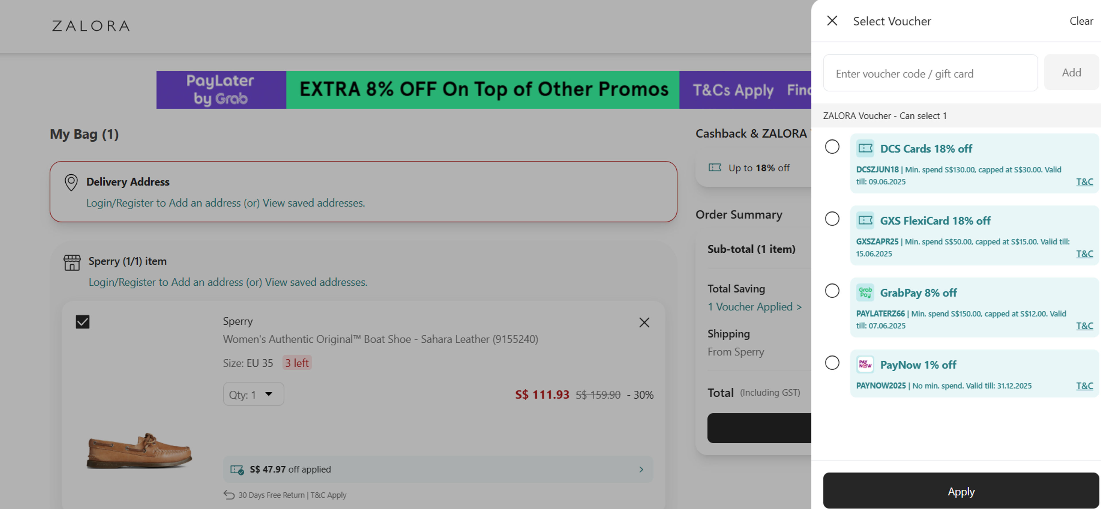How to use Coupon for Zalora
