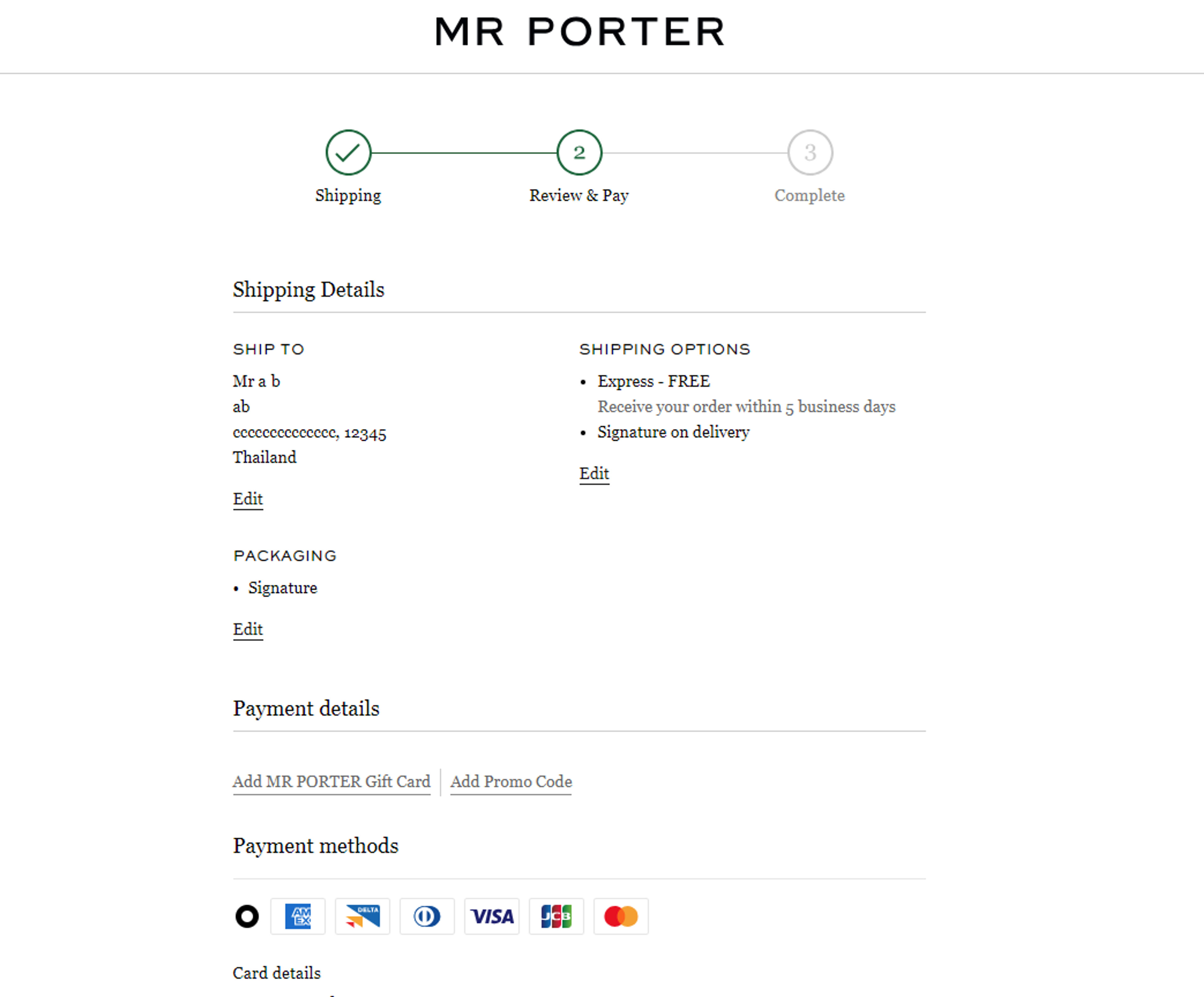 How to use coupon for Mr Porter