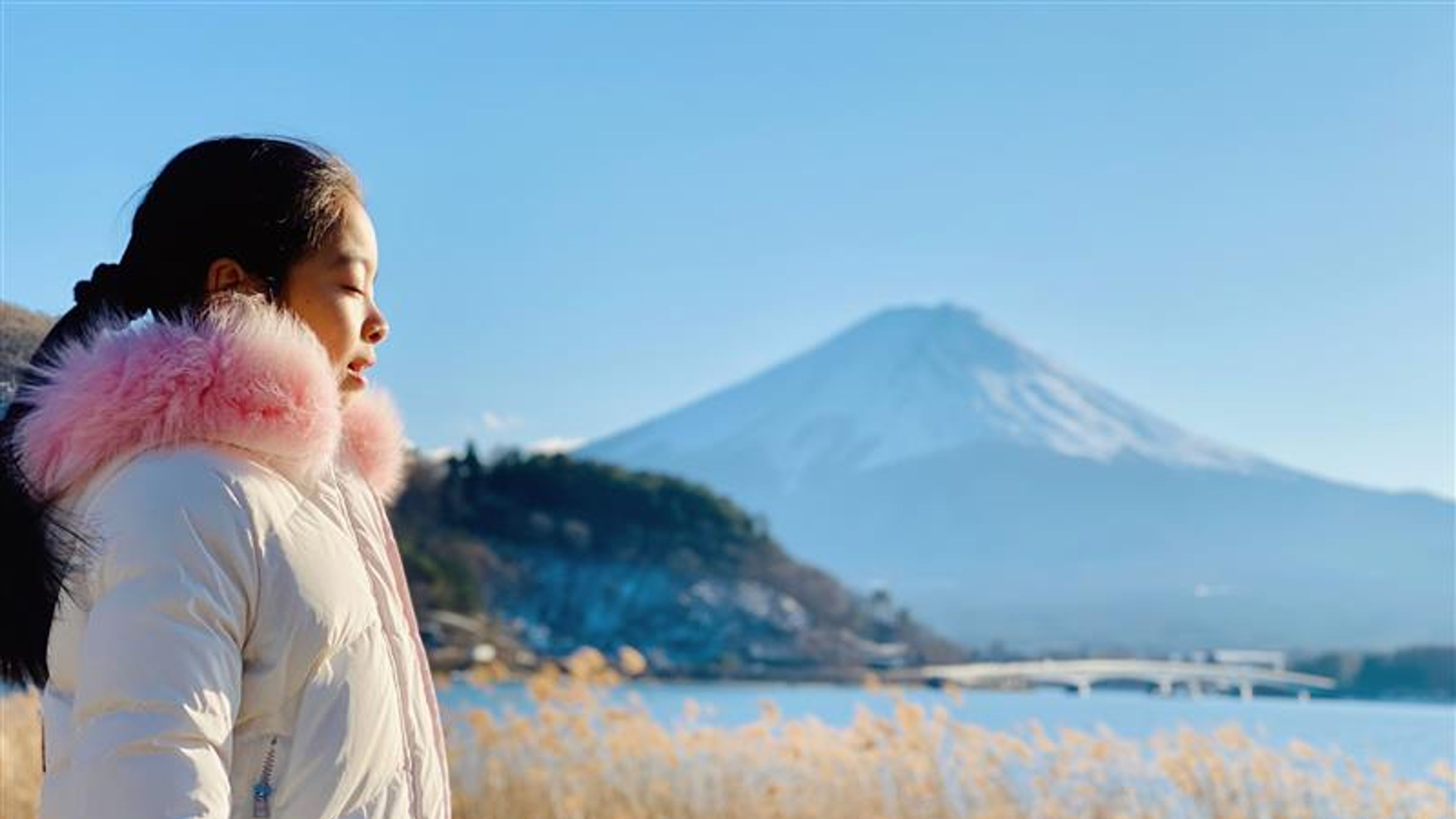 My girl traveled in Japan