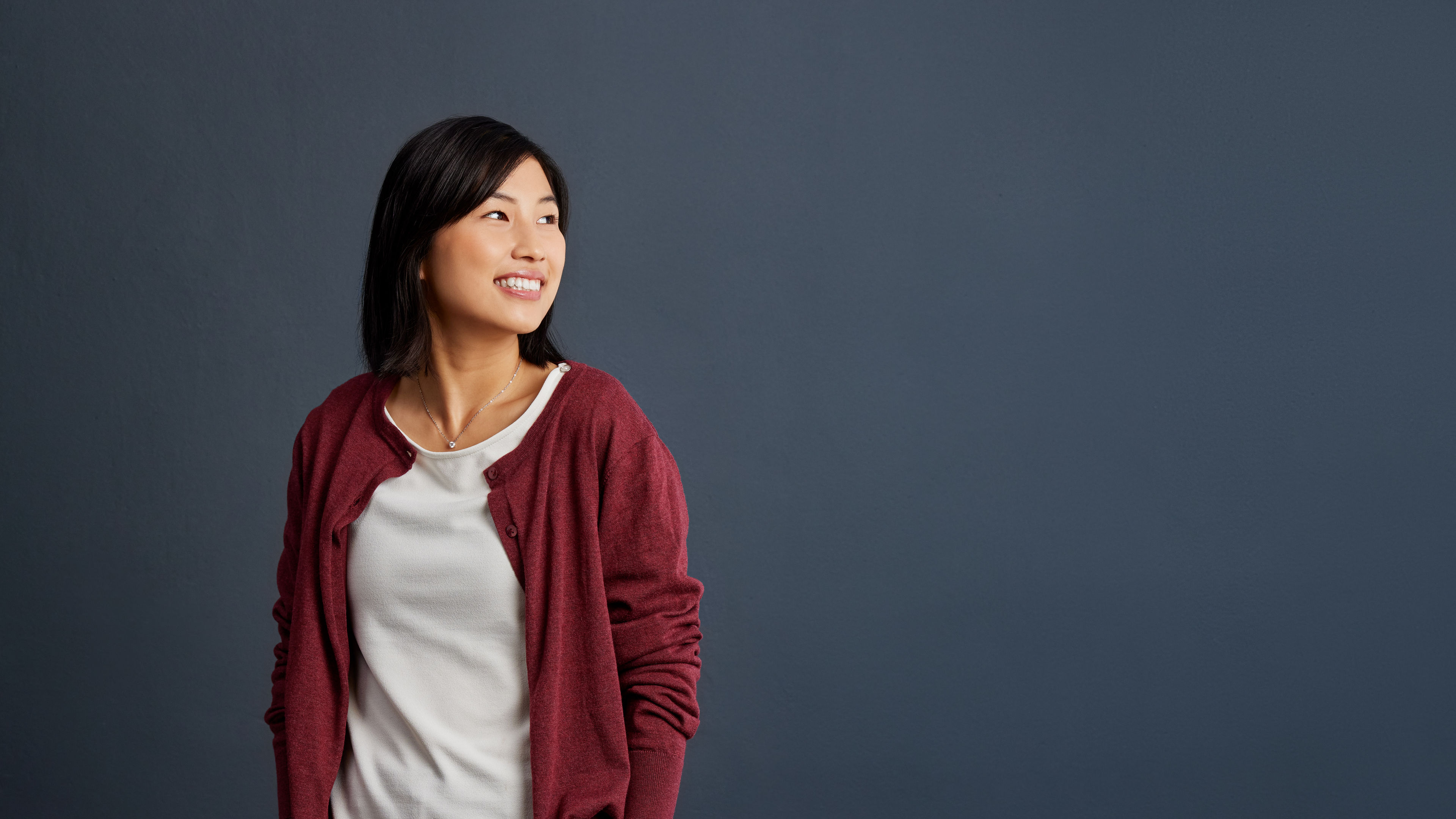 Woman in causal wear