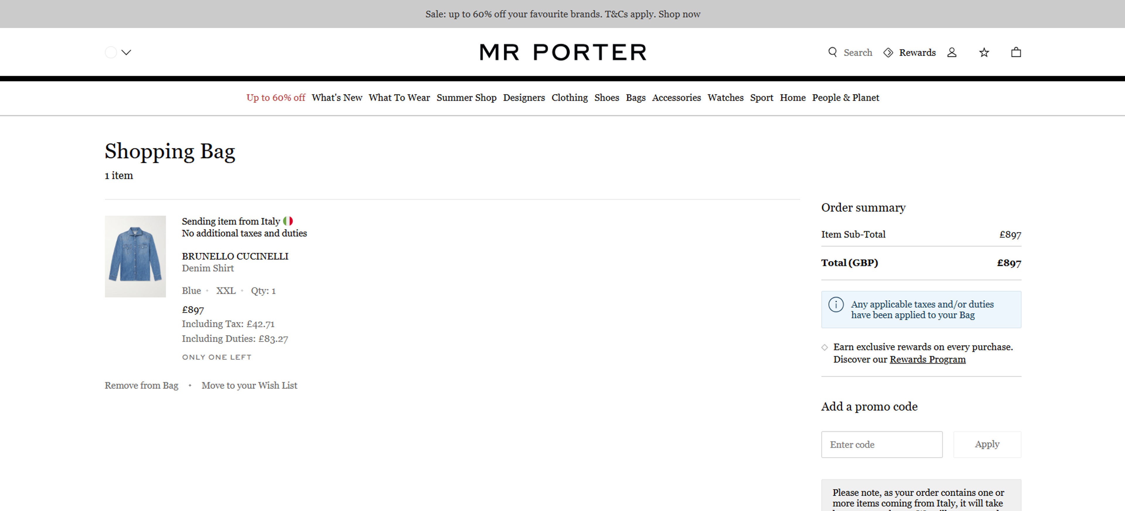 How to use Coupon for Mr Porter