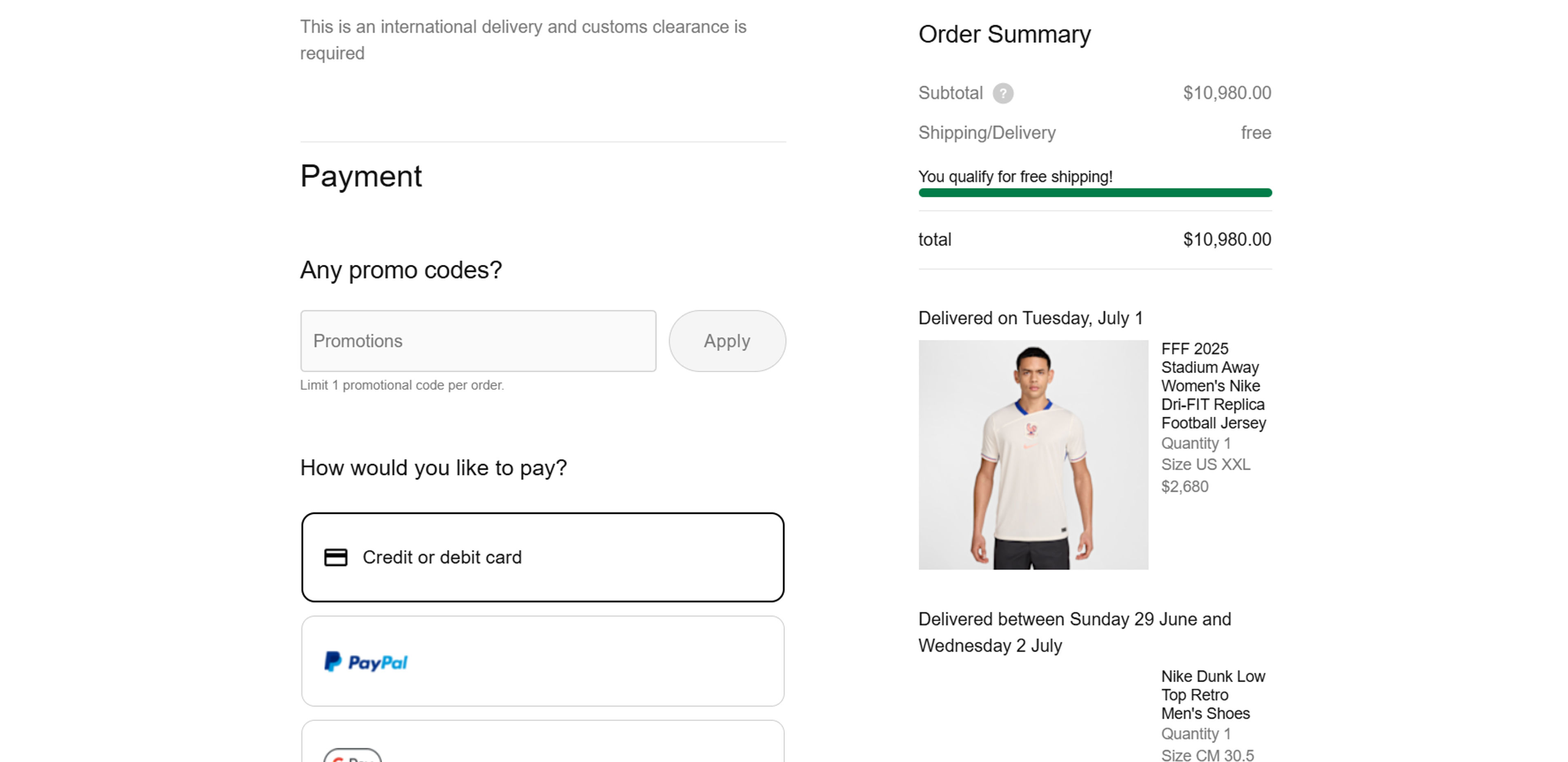 How to use coupon for Nike