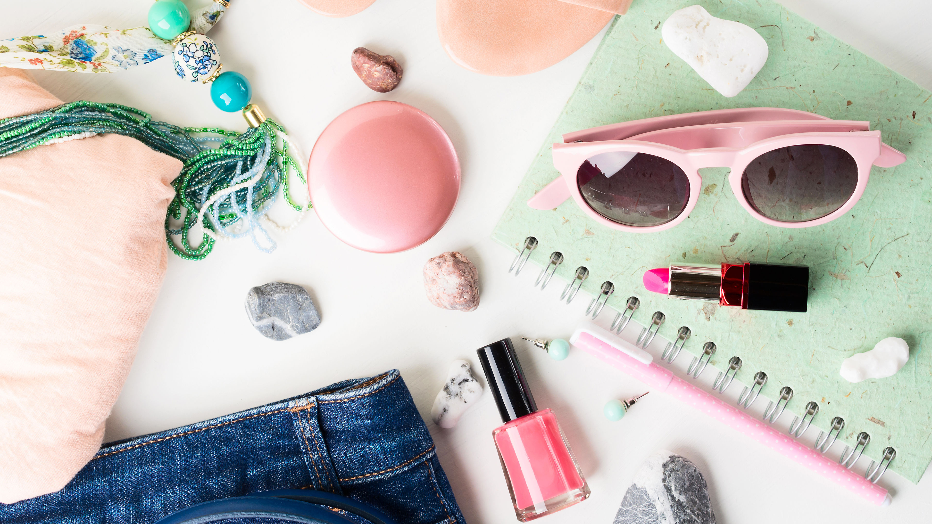Women's Accessories, makeup, and sandals