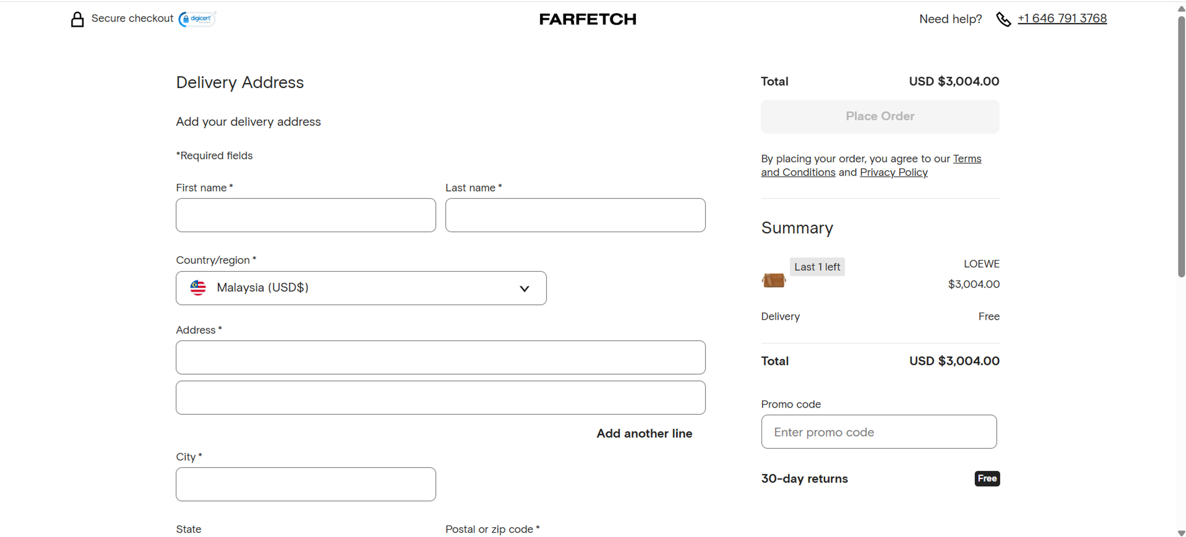 How to use coupon for Farfetch