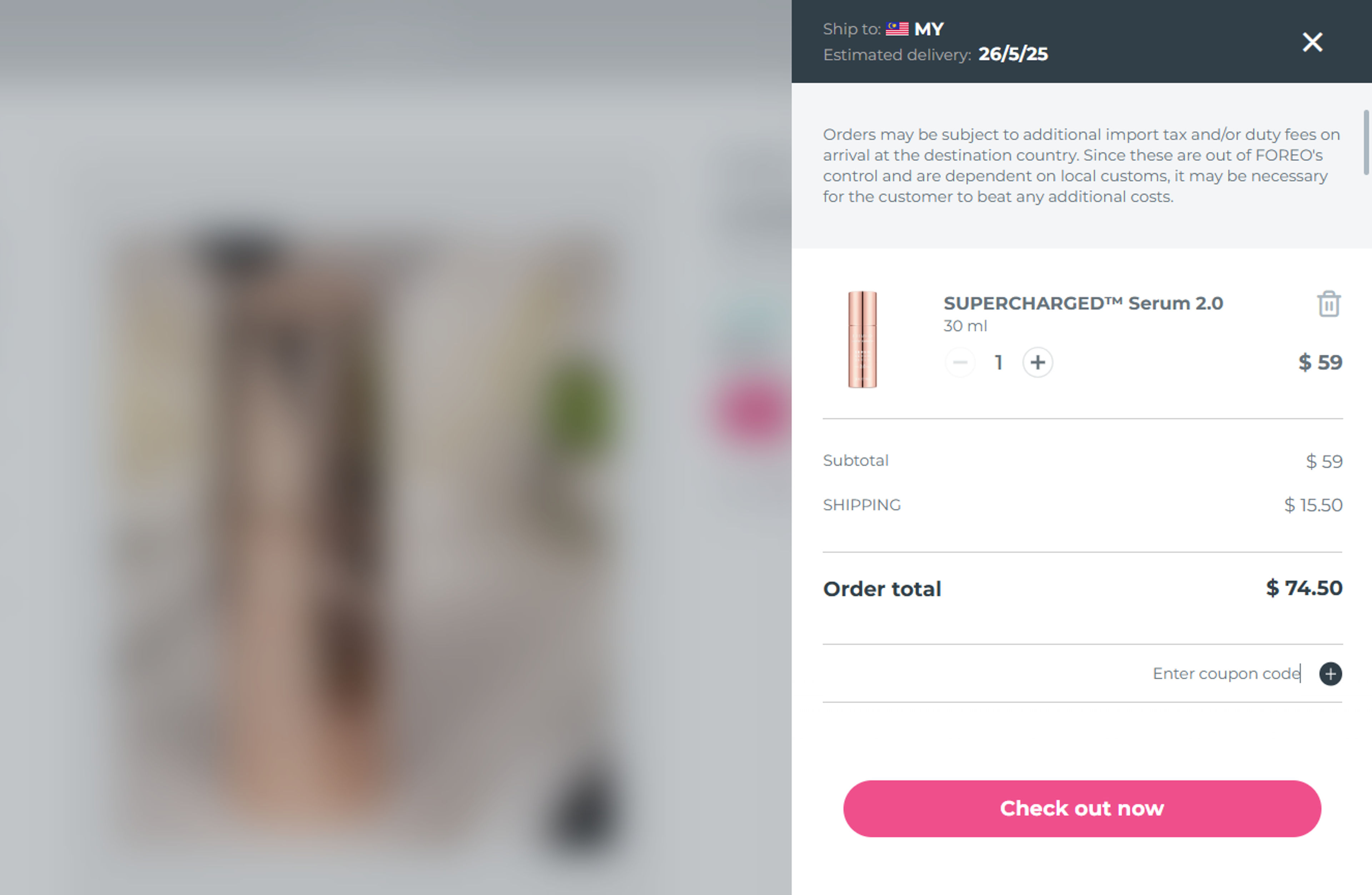 How to use coupon for Foreo