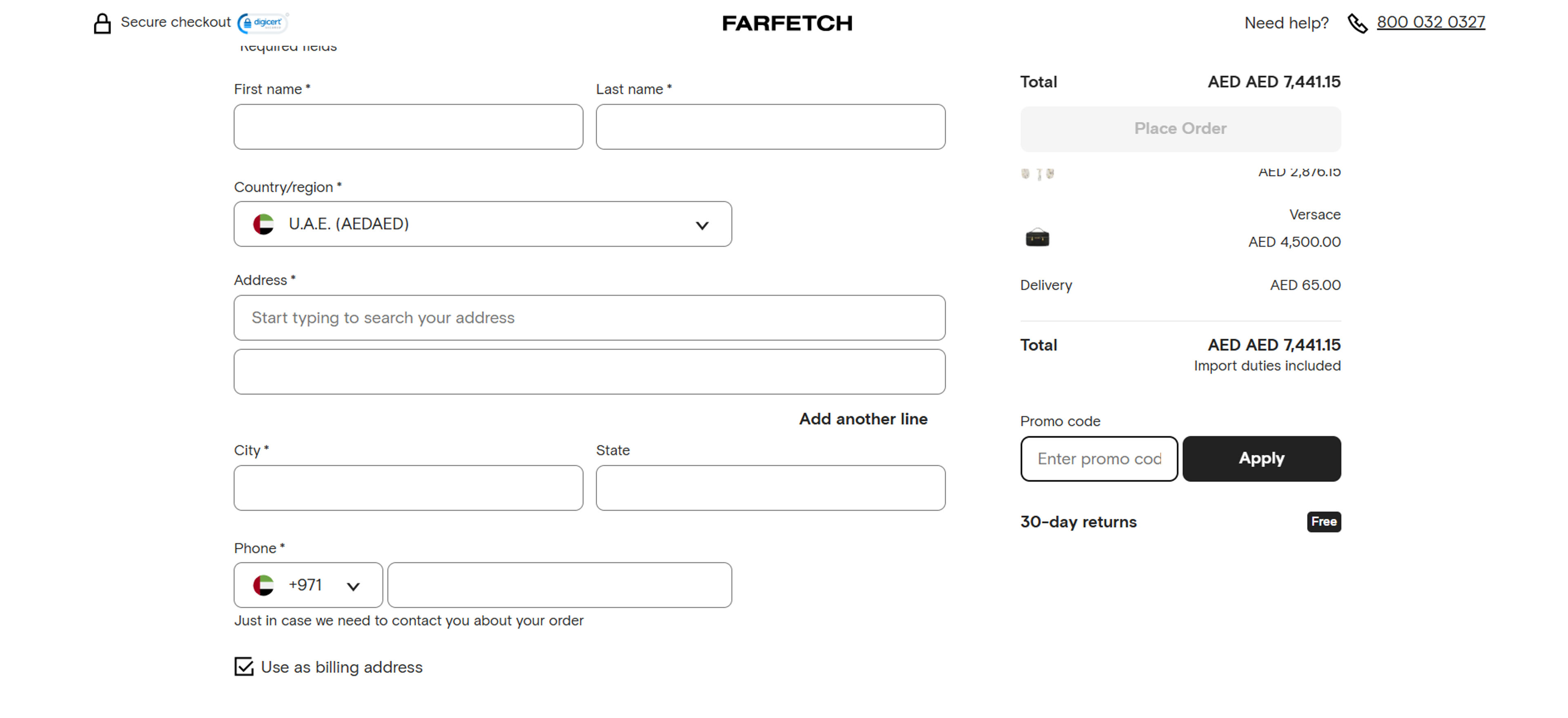 How to use coupon for Farfetch