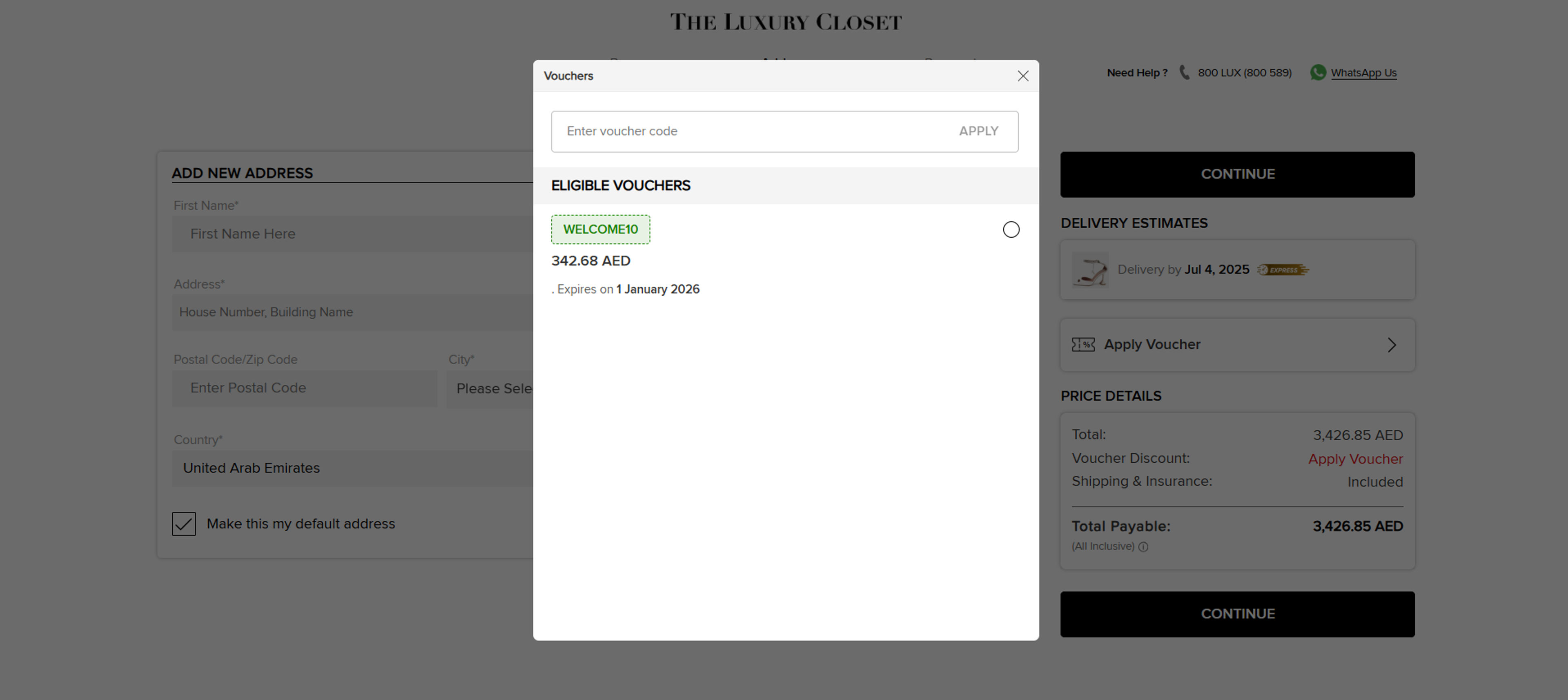 How to Use Coupon for The Luxury Closet