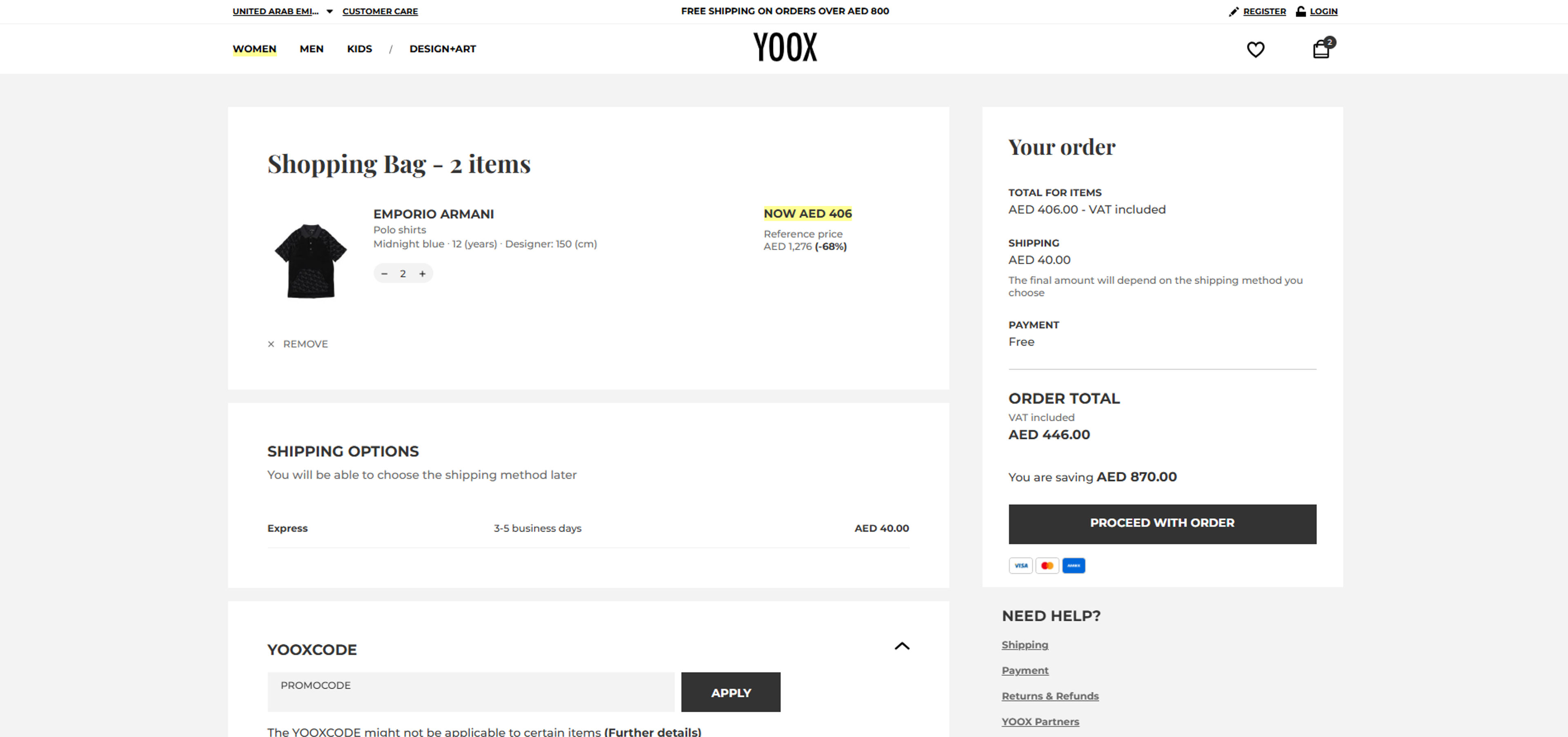 How to use coupon for Yoox