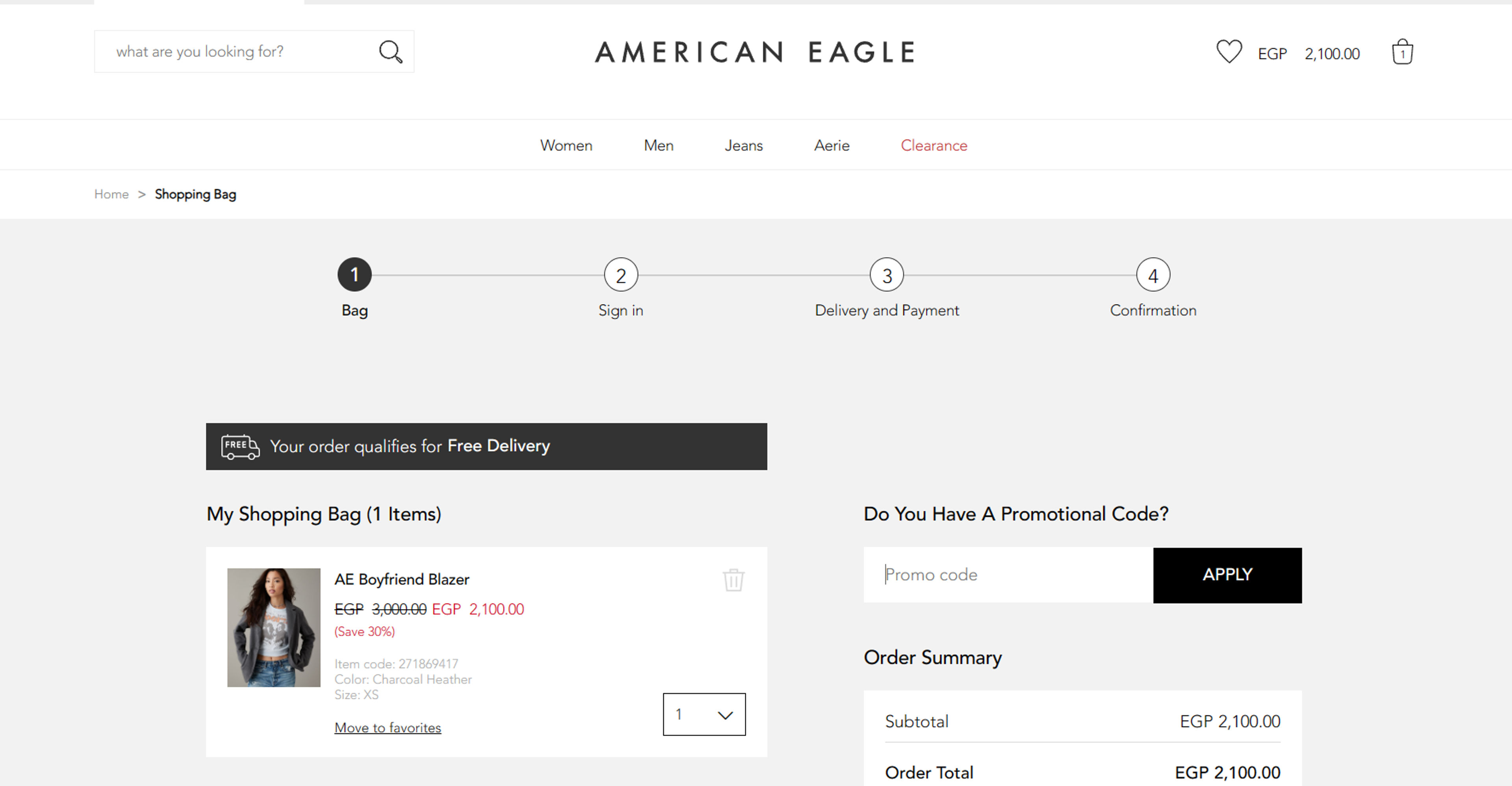How to use Coupon for American Eagle