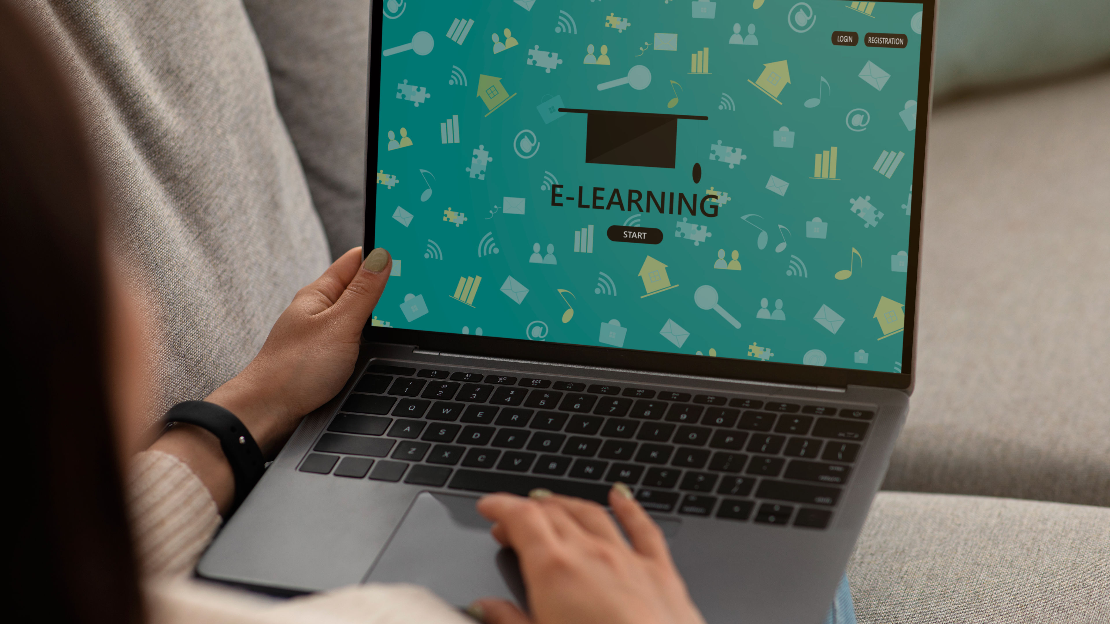 An e-learning website