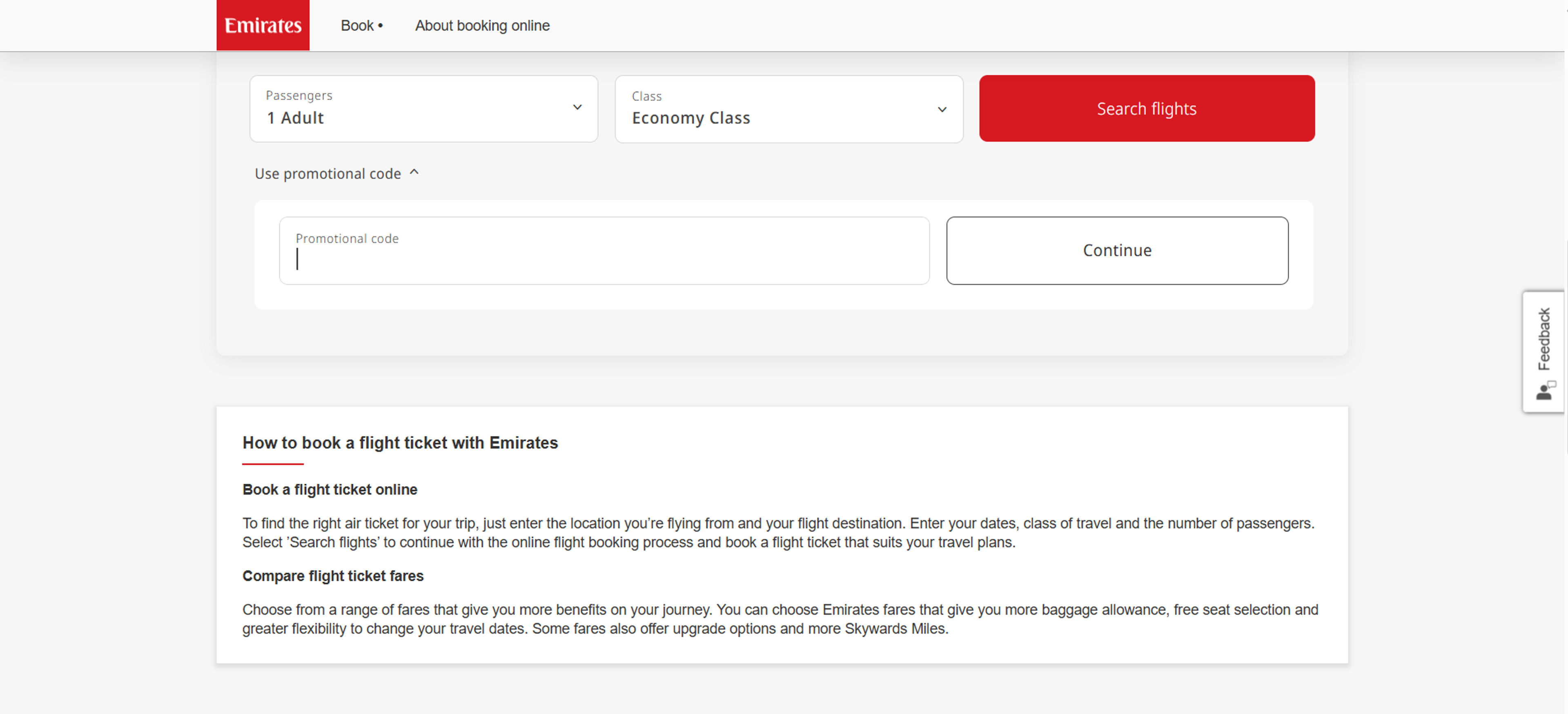 How to use coupon for Emirates