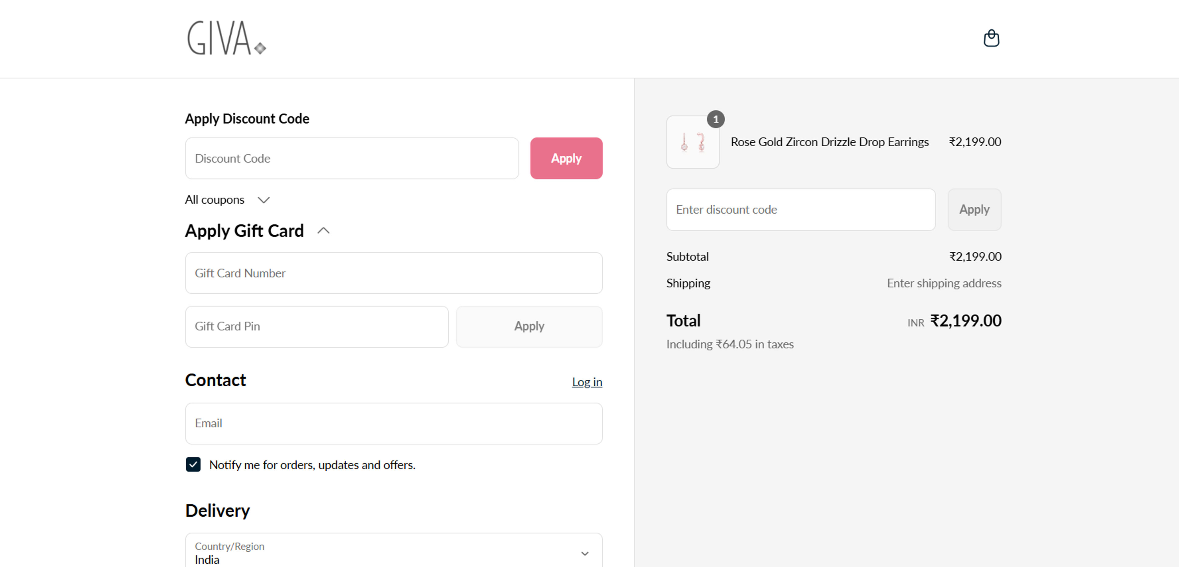 How to use Coupon for Giva