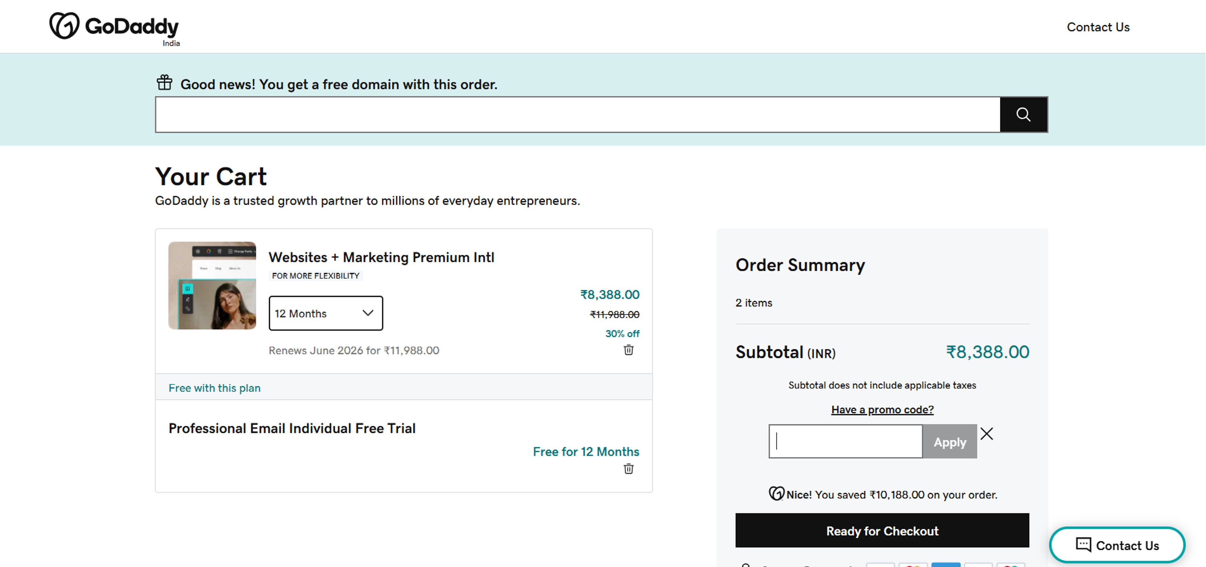 How to use coupon for Godaddy