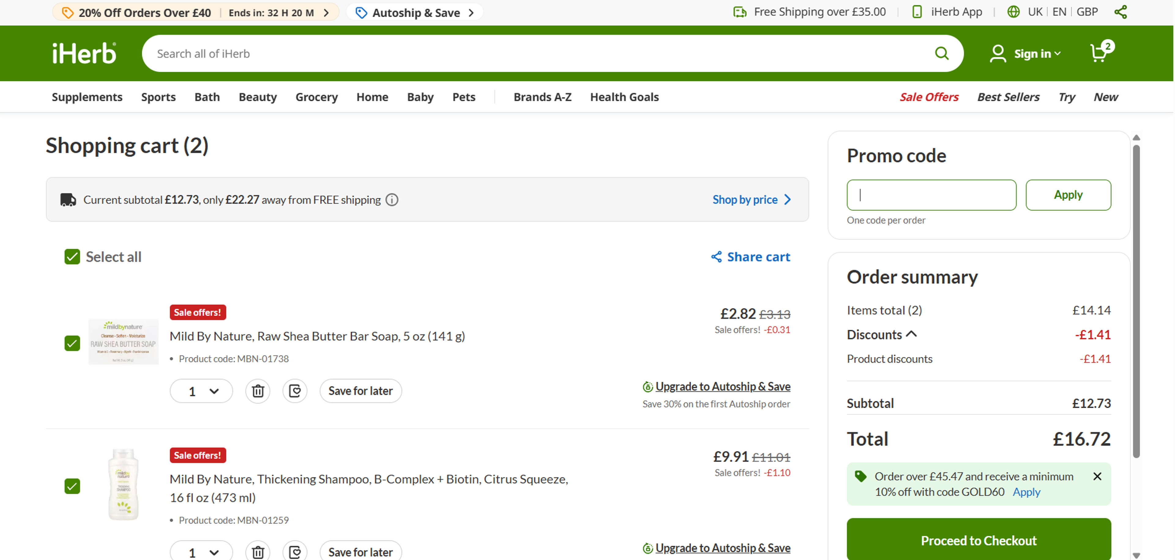 How to use coupon for iHerb